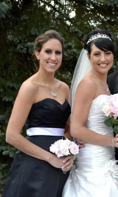 Bride or her maid of honor?