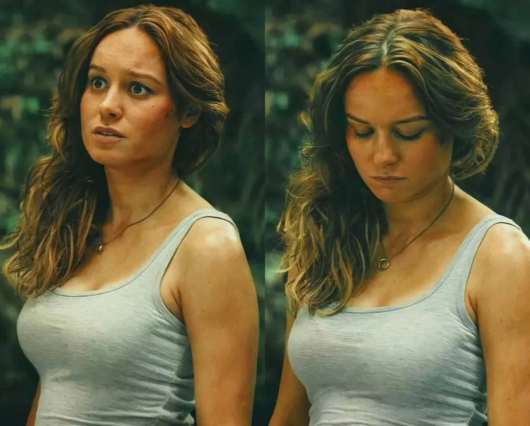 Brie Larson looking busty