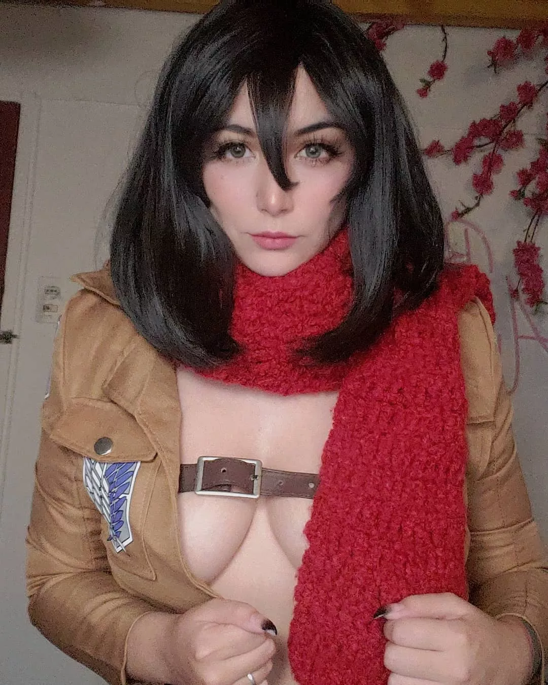 Britany Angelus as Mikasa, Attack On Titan