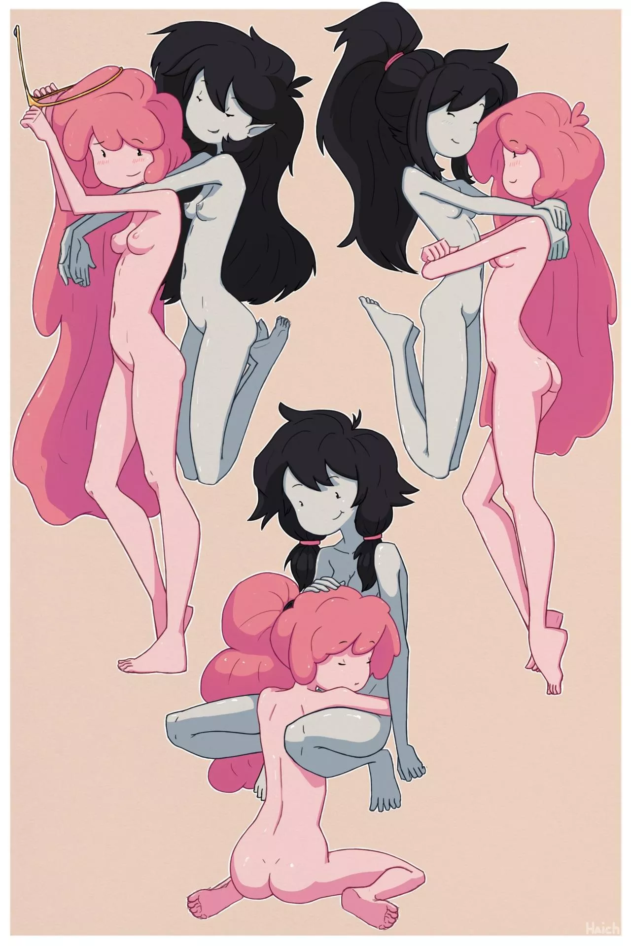 Bubblegum and Marceline