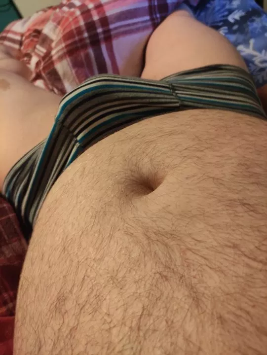 Bulge! Wanna see me take it out? Lets be fat and horny on snapchat.