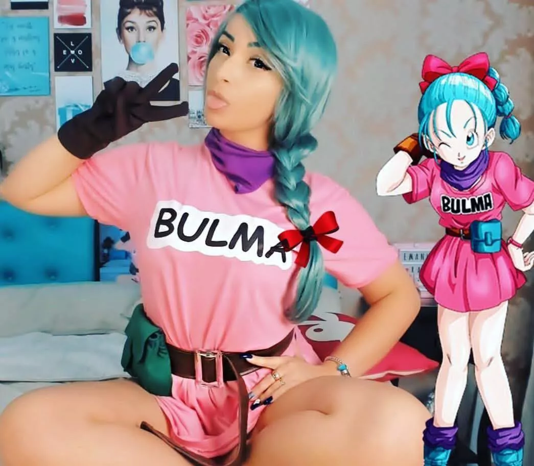 Bulma cosplay by my perfect princess Emanuelly Raquel