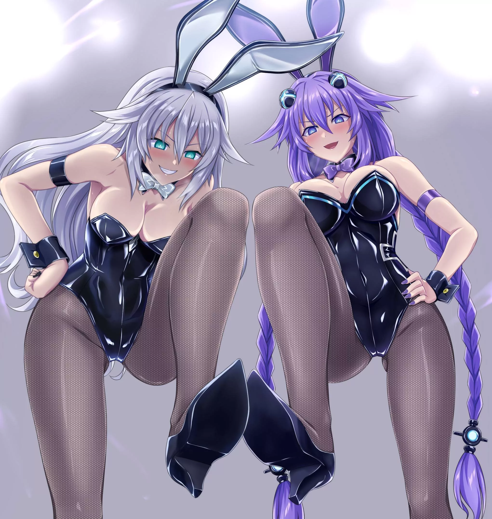 Bunny Black Heart & Purple Heart [Hyperdimension Neptunia]