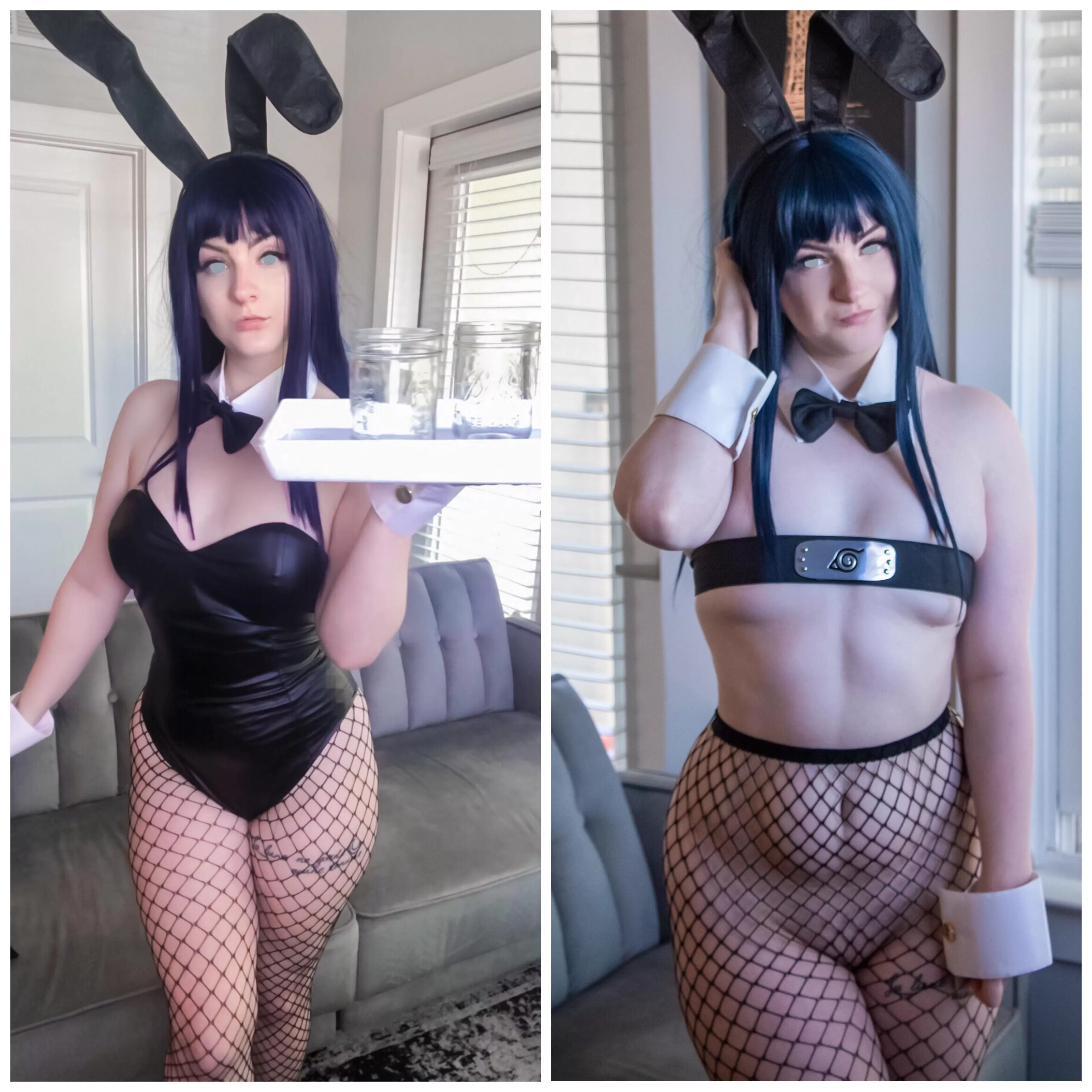 Bunny Girl Hinata by shakethatashe