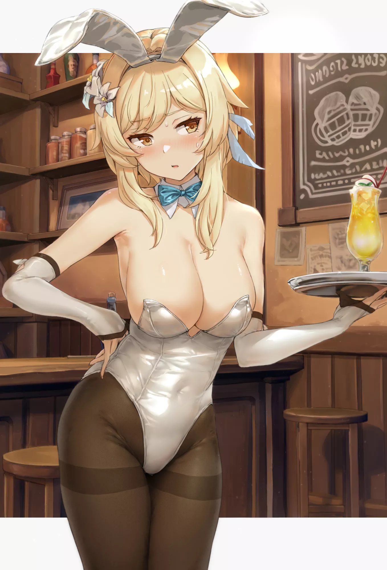 Bunny waitress Lumine