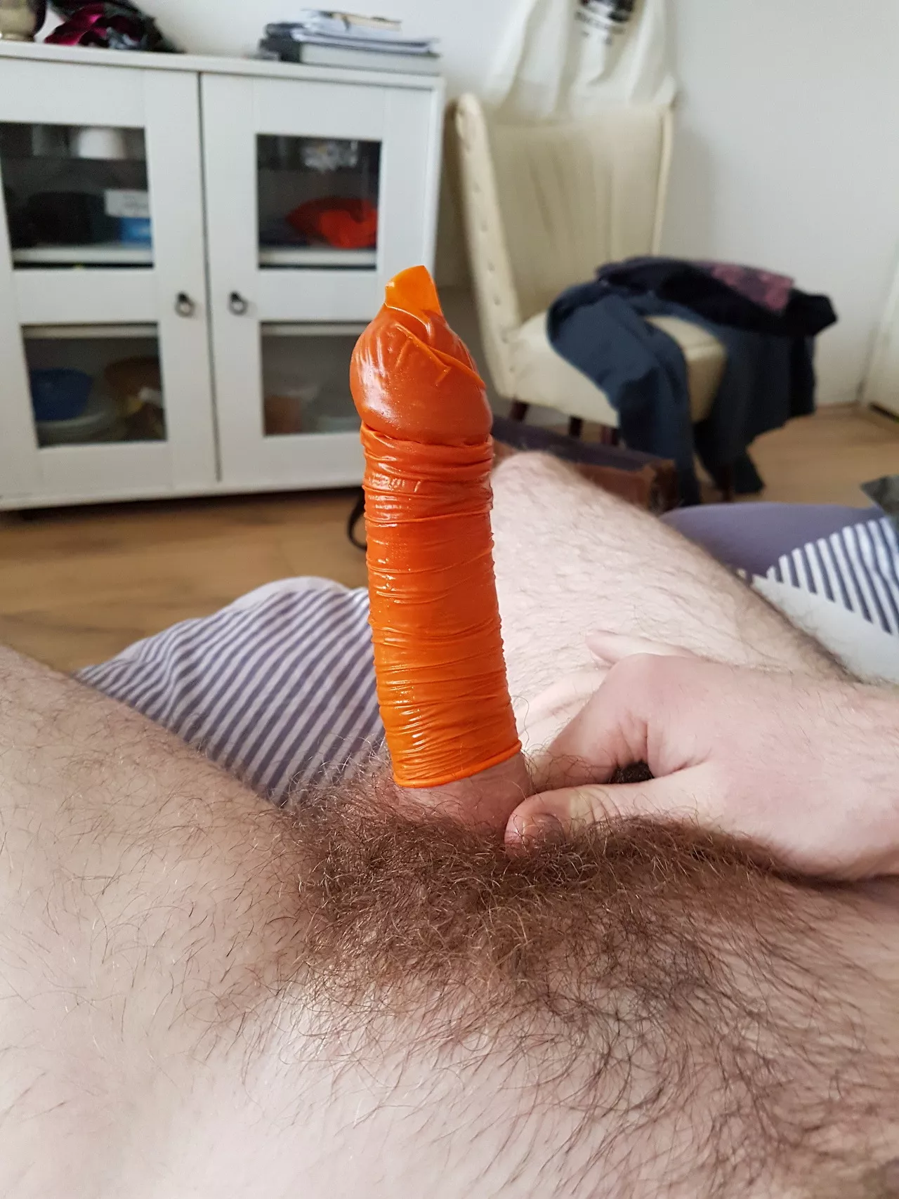 Bushy cock