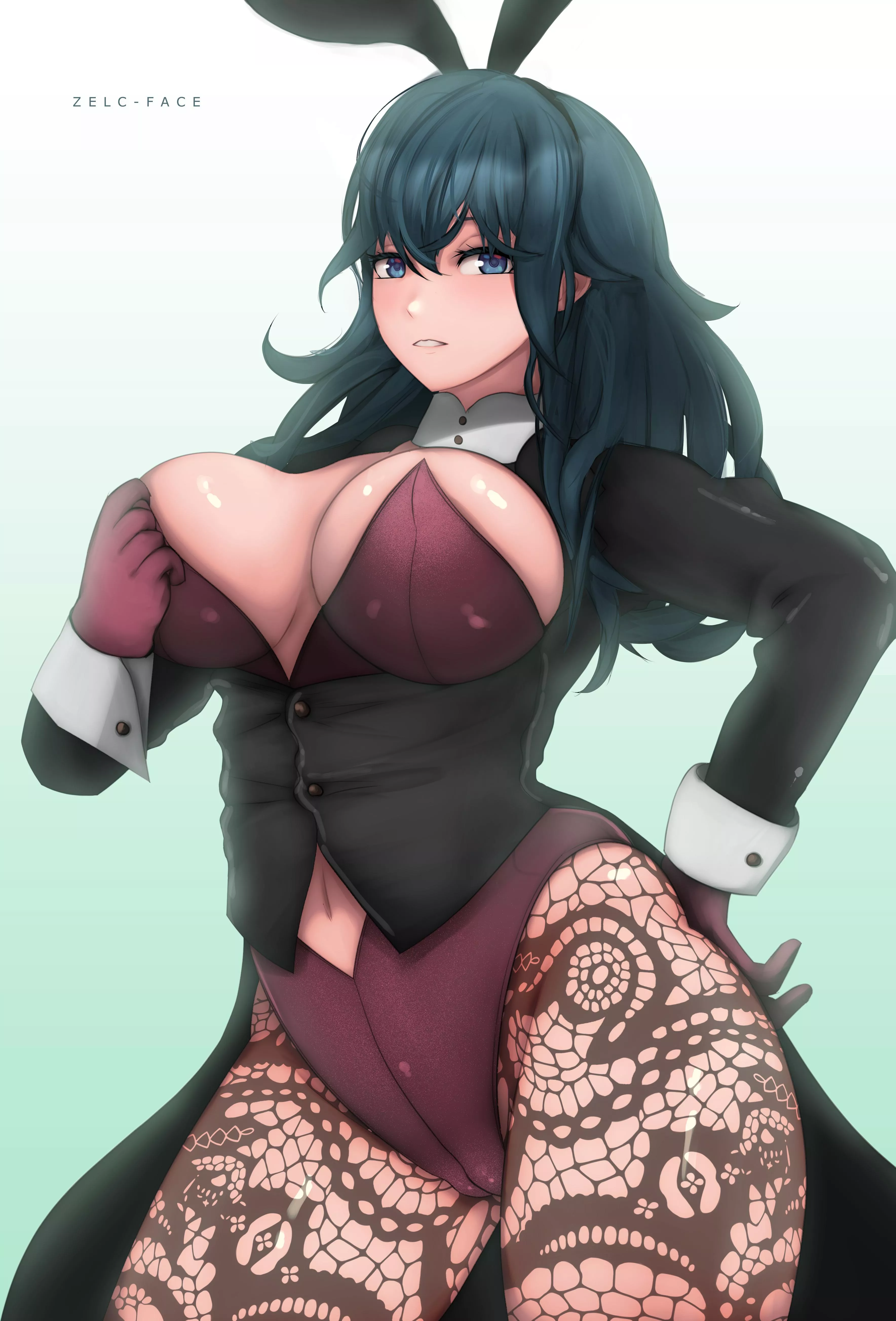 Byleth Bunny Girl (Zelc-Face) [Fire Emblem]