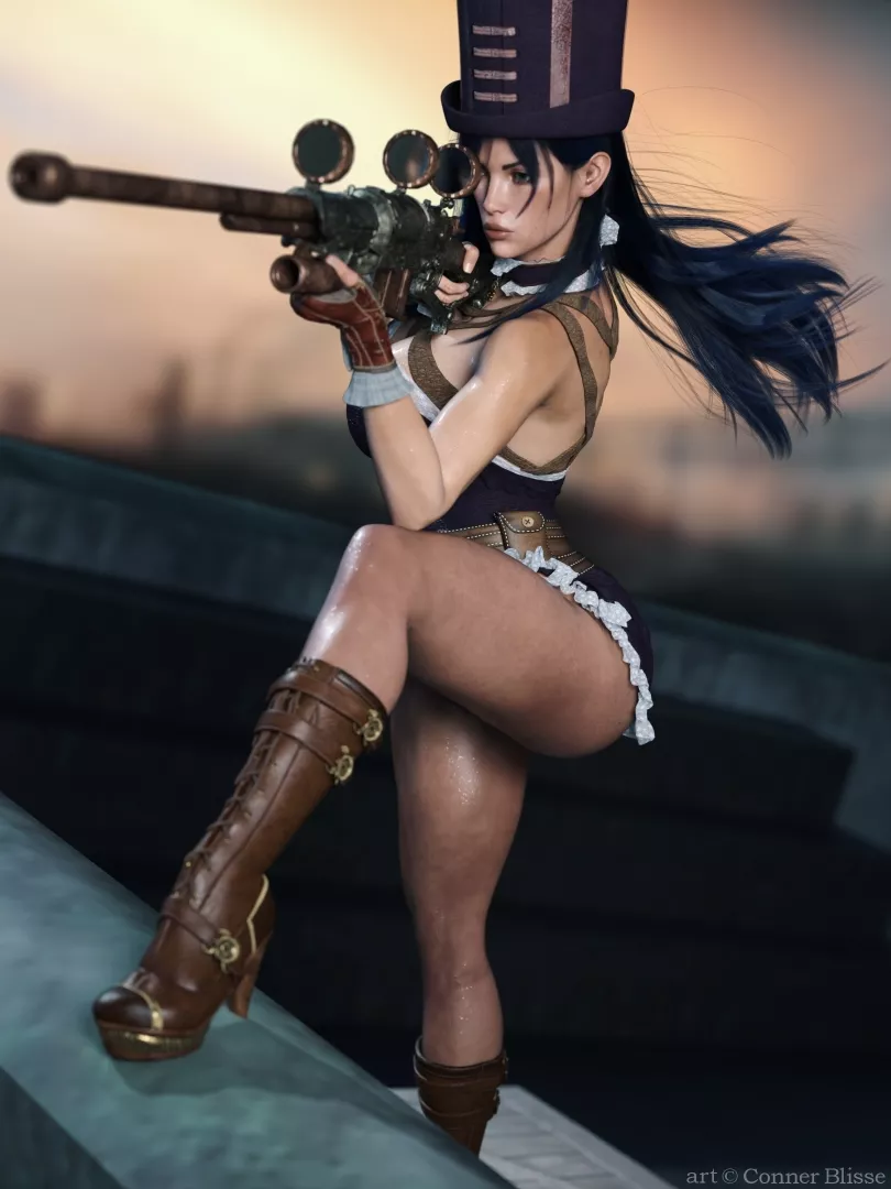 Caitlyn Taking the Shot (Conner Blisse) [League of Legends]