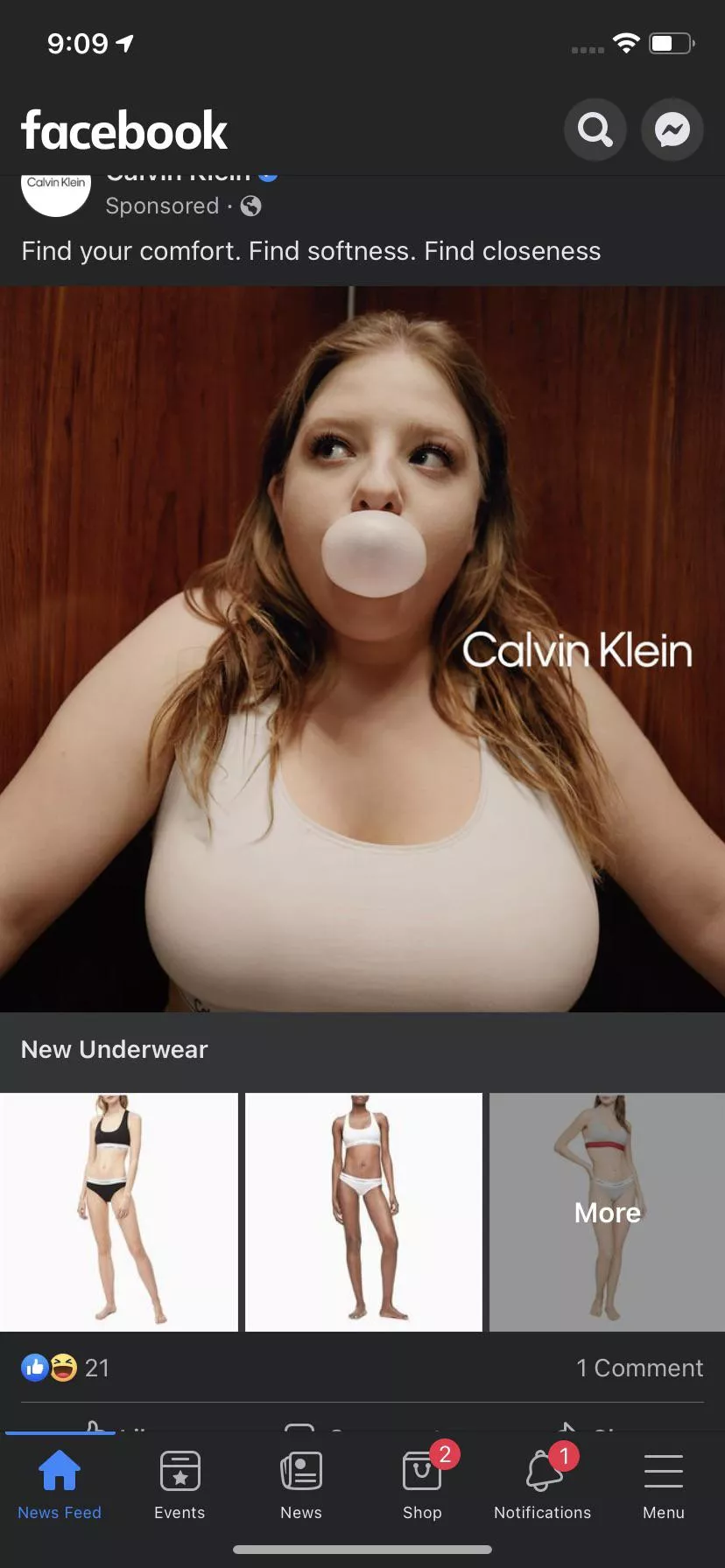 Calvin Klein Model - Bubblegum and Big Tits