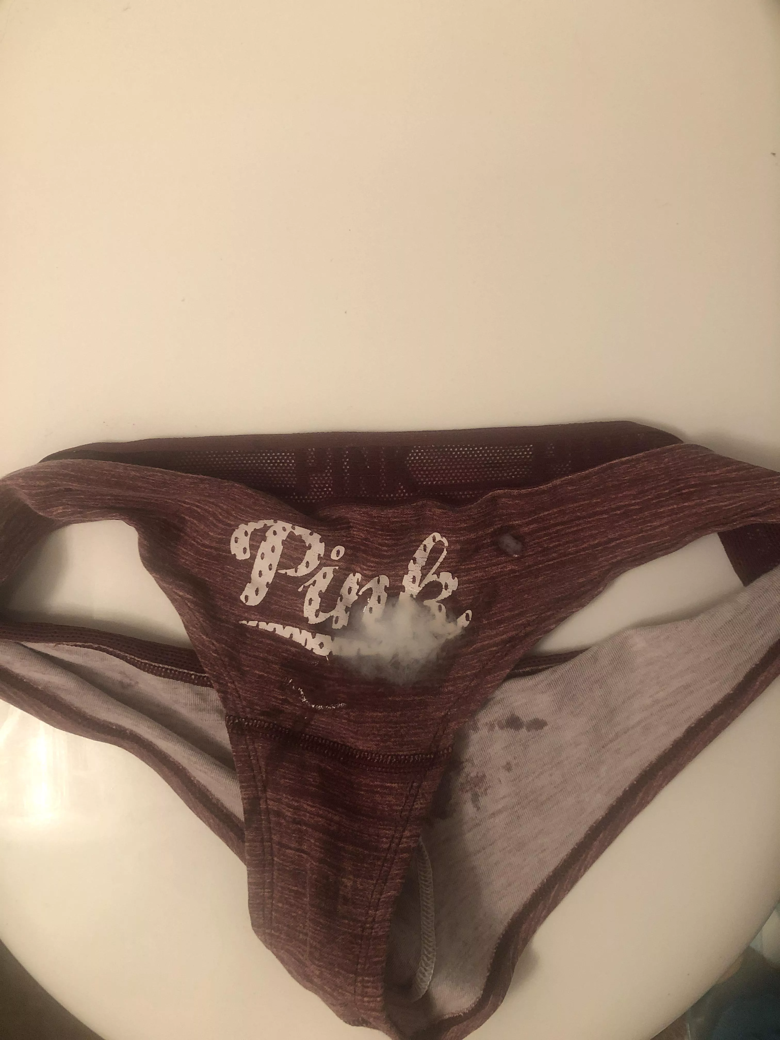 Came on my wifeâ€™s panties and Iâ€™m going to make her wear them