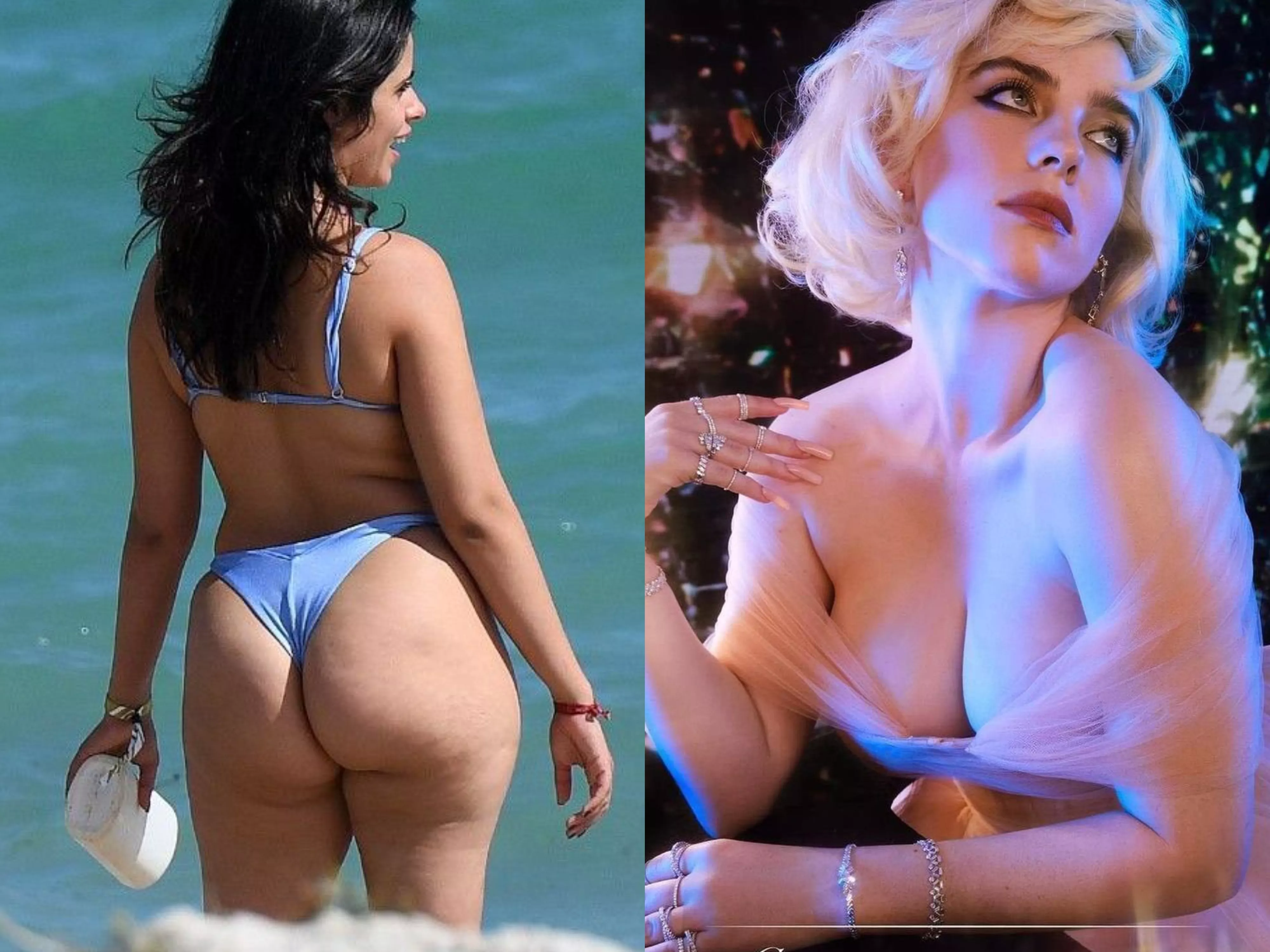 Camila Cabello's big ass or Billie Eilish's big tits, Which one do you prefer?