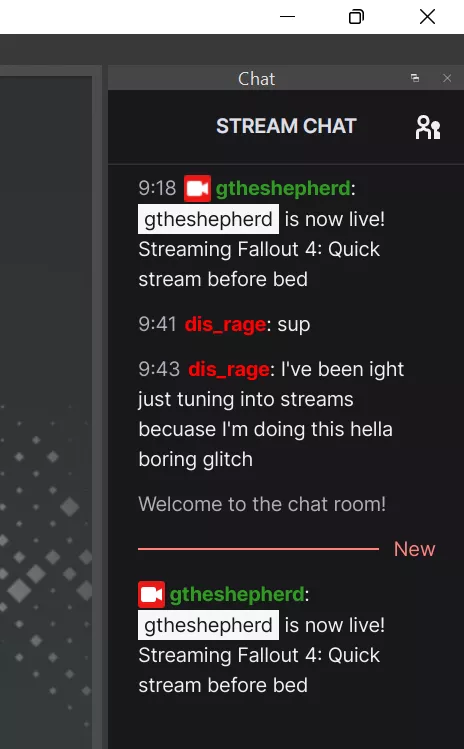 Can someone in chat crash my stream? This chatter started talking then left this message and before I knew it my entire stream crashed as well as my game and steam itself. Should I be worried or just a troll being a troll?