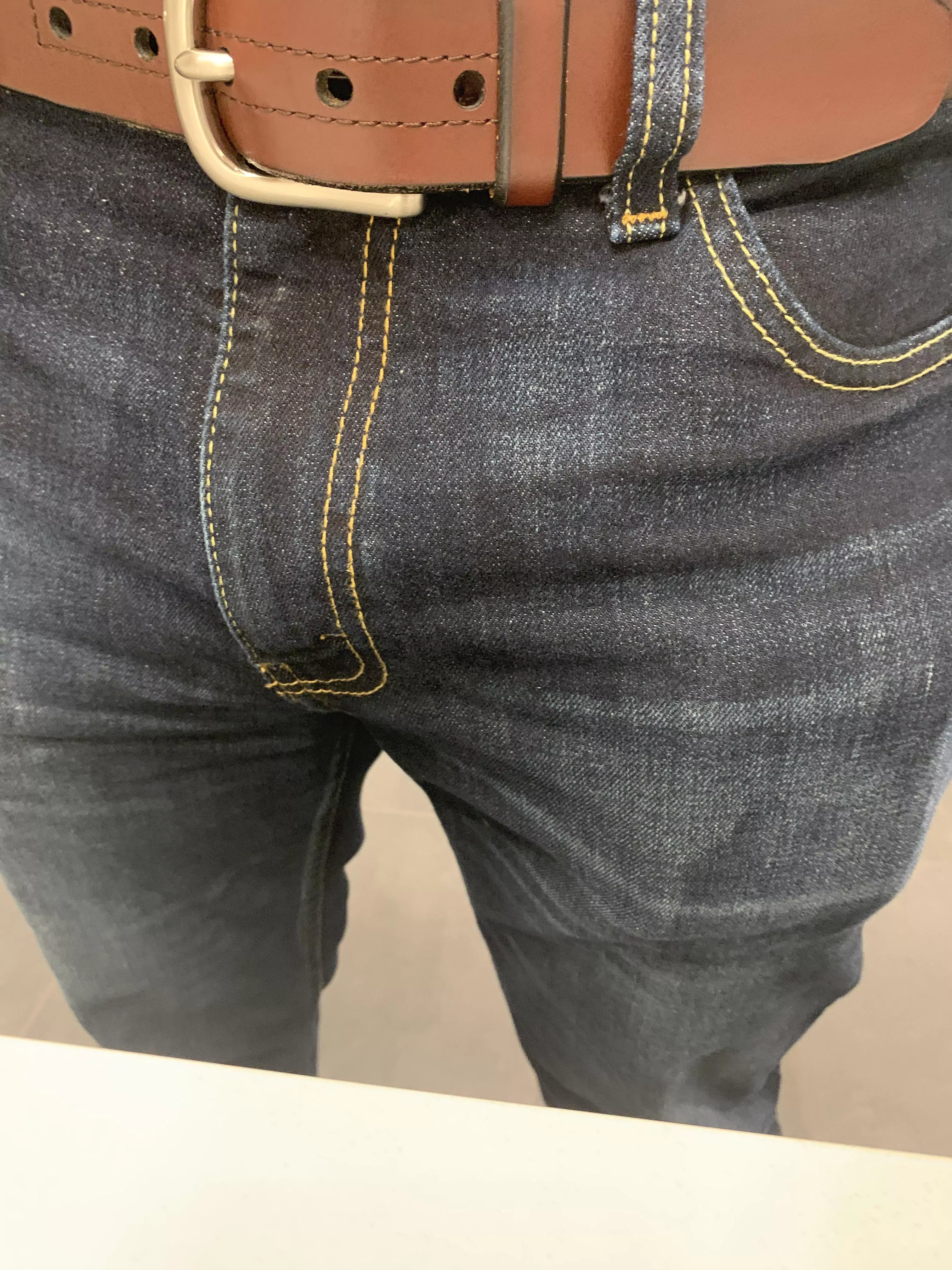 Can you help me with my belt? Something big and Black is trying to escape my jeans!