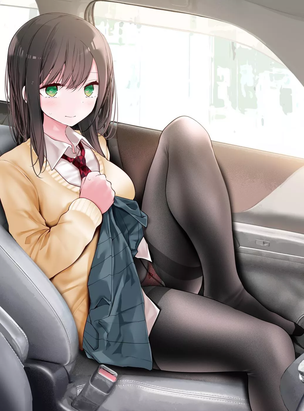 Car Pantyshot [Original]