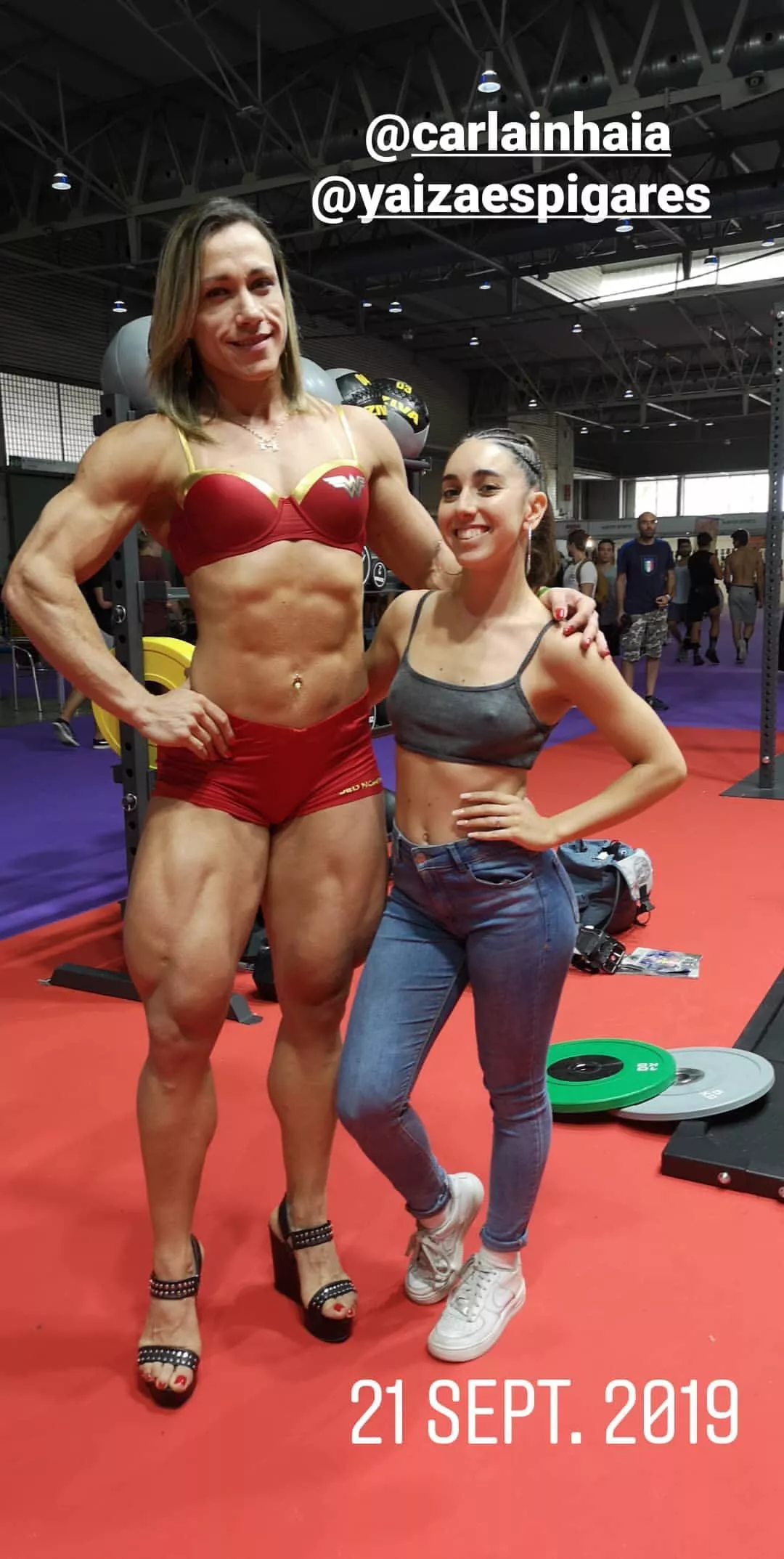 Carla Inhaia looking like an amazonian