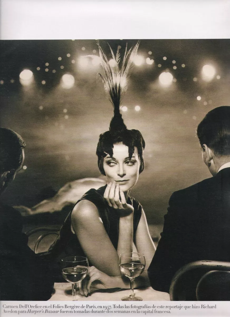 Carmen Dell'Orefice, 1957, by Richard Avedon for Harper's