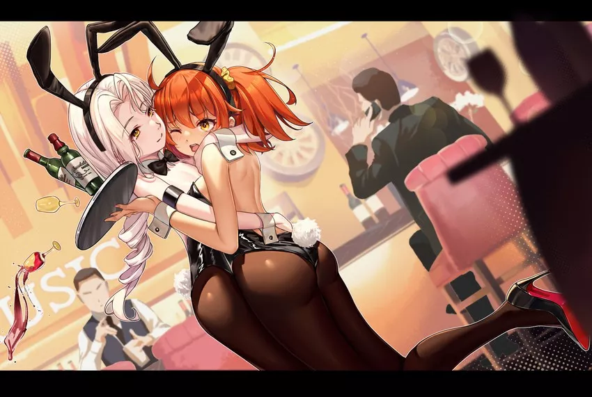 Casino Bunnies Carmilla and Gudako