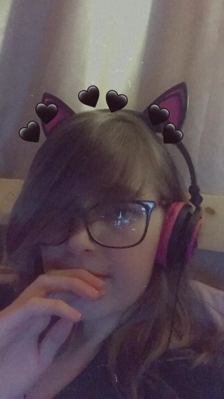 Cat headphones 🖤