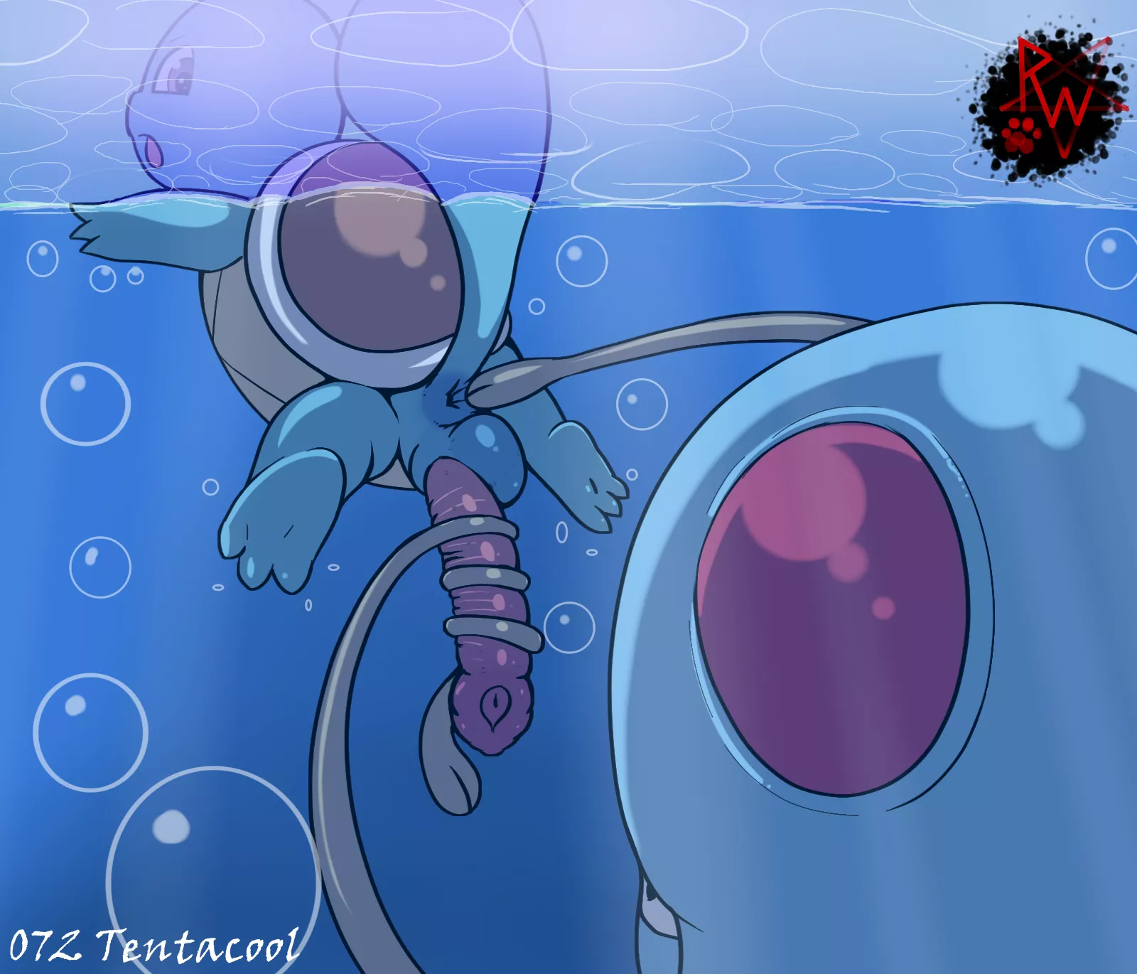 Catch them all challenge #72 - Tentacool (rapistwerewolf)