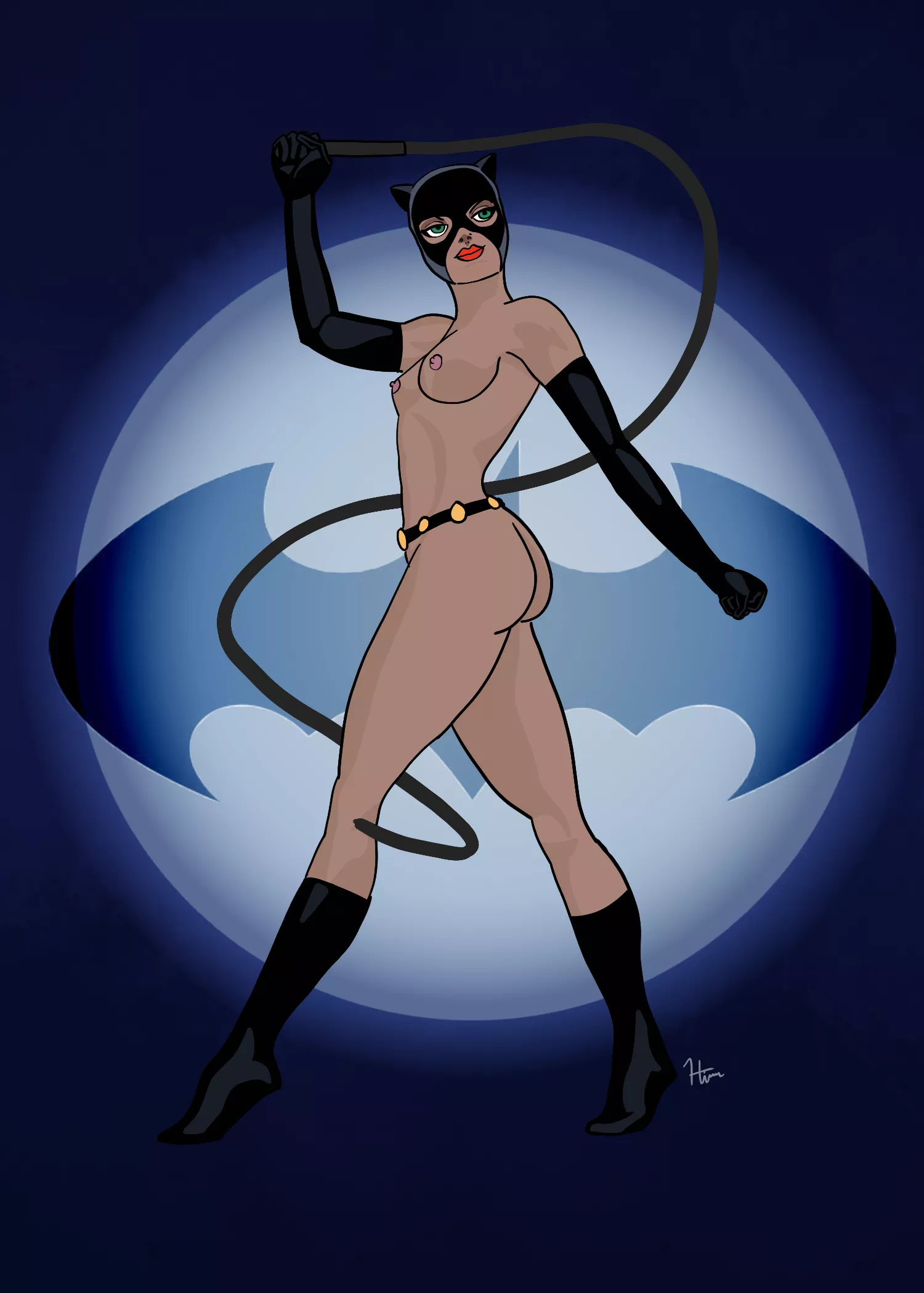 Catwoman Pin-Up from TAS (HimerosDraws)