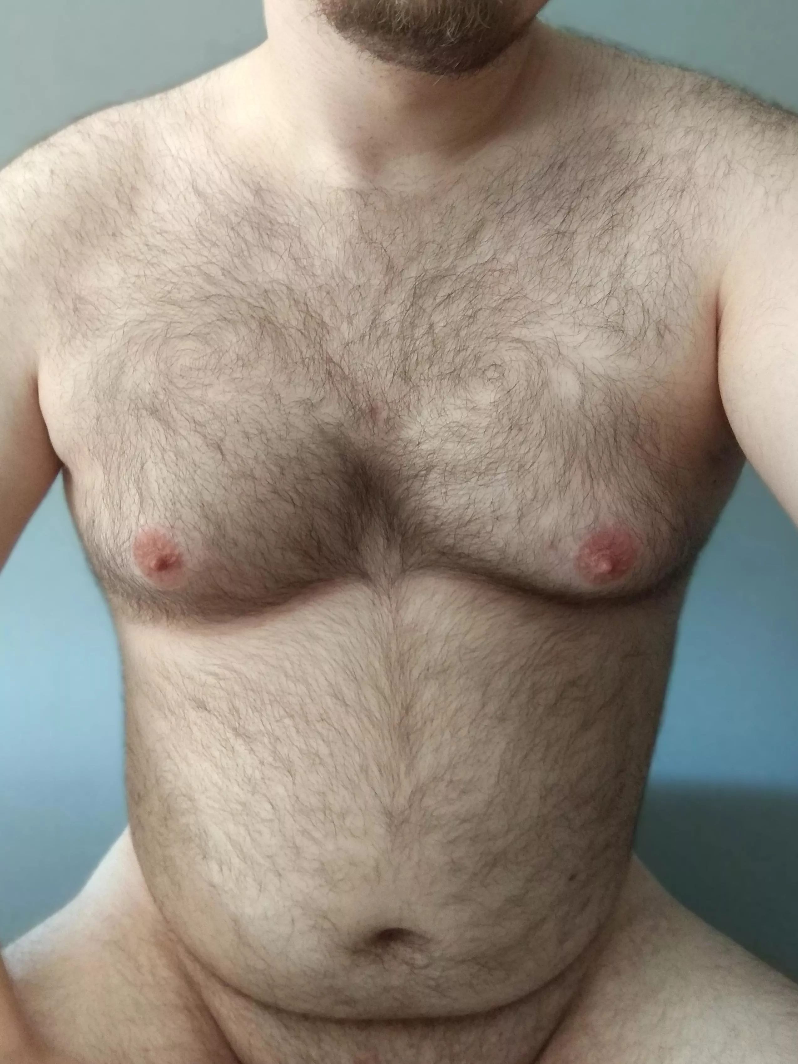 Celebrating Father's Day by showing off my hairy dadbod on the internet ;)