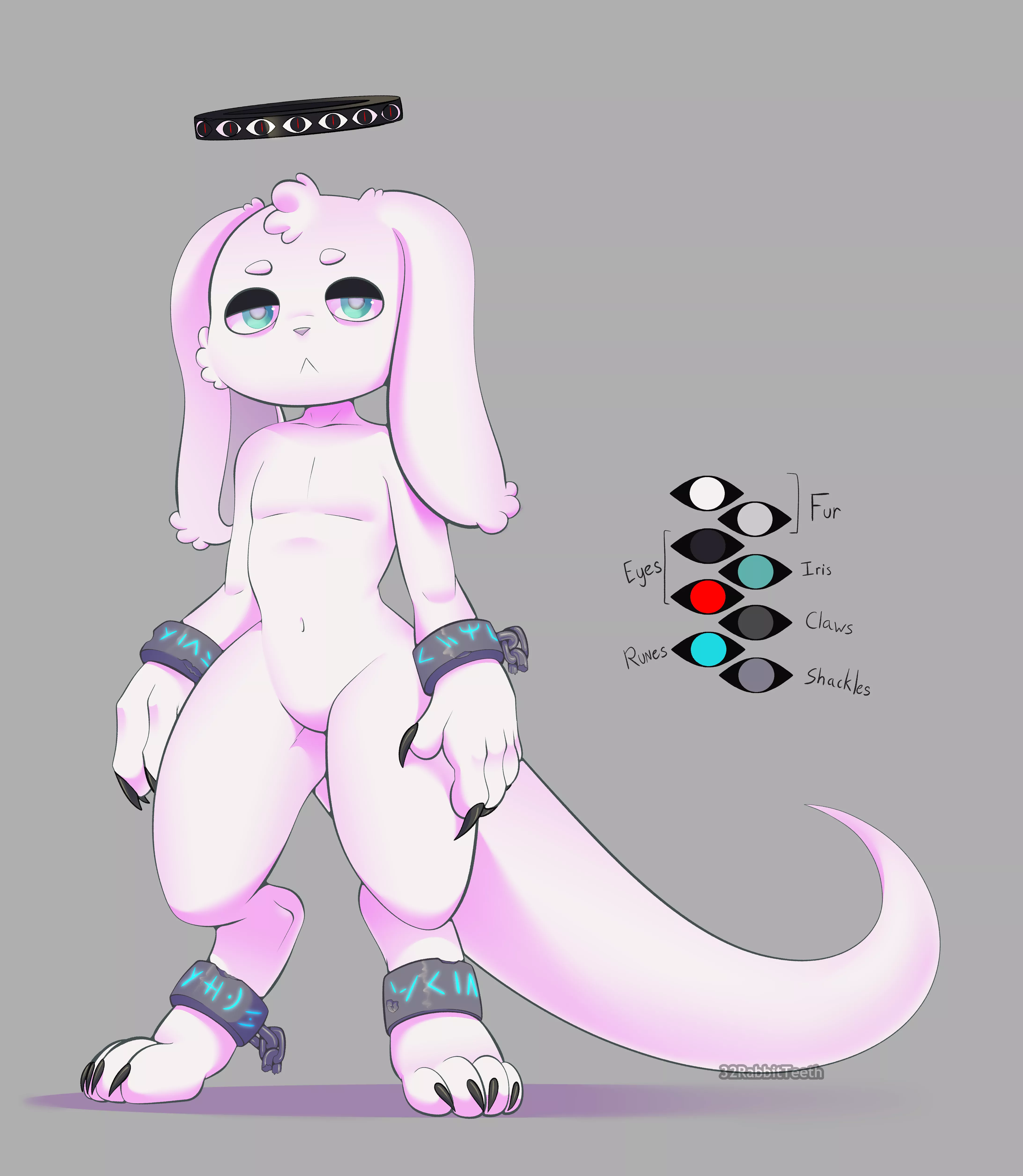 Character Design for rabbitsona (32RabbitTeeth)