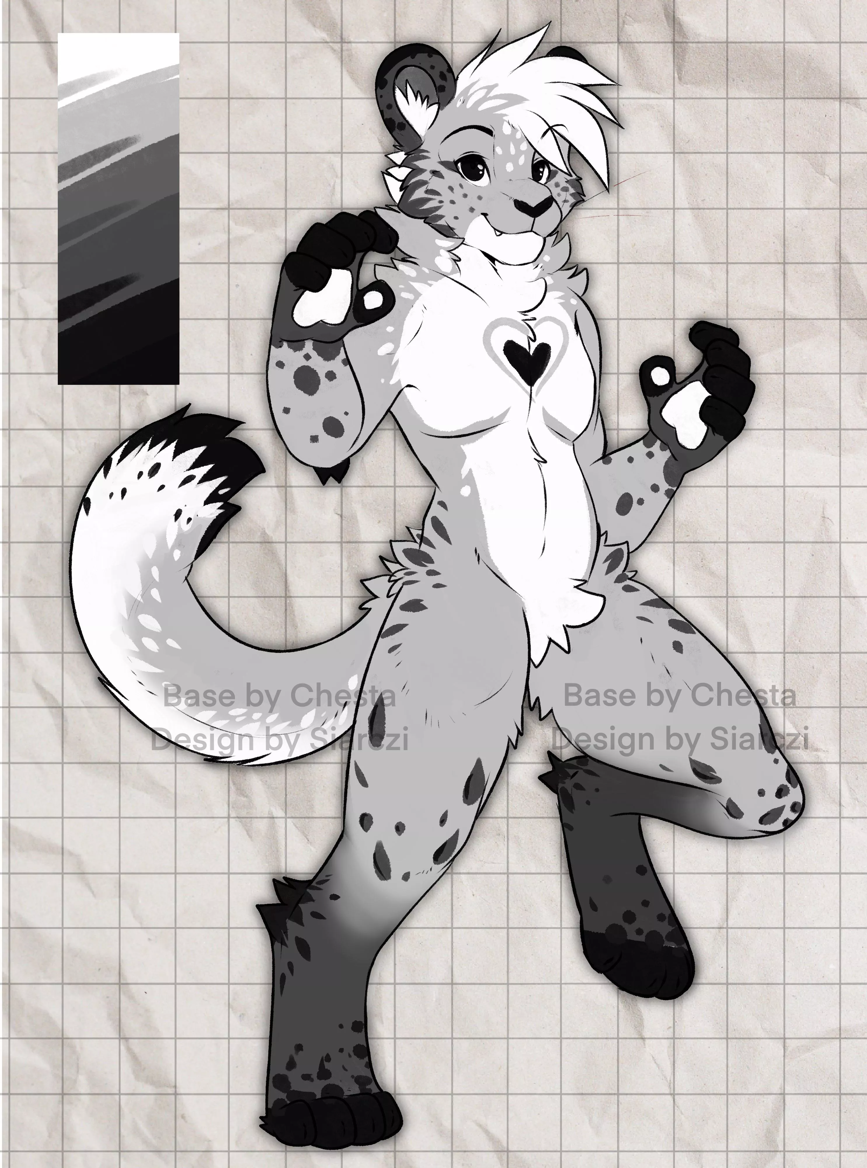 Character for sale! 20$ usd. Base by Chesta, design by me