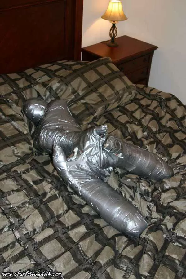 Charlotte’s extreme duct tape mummification