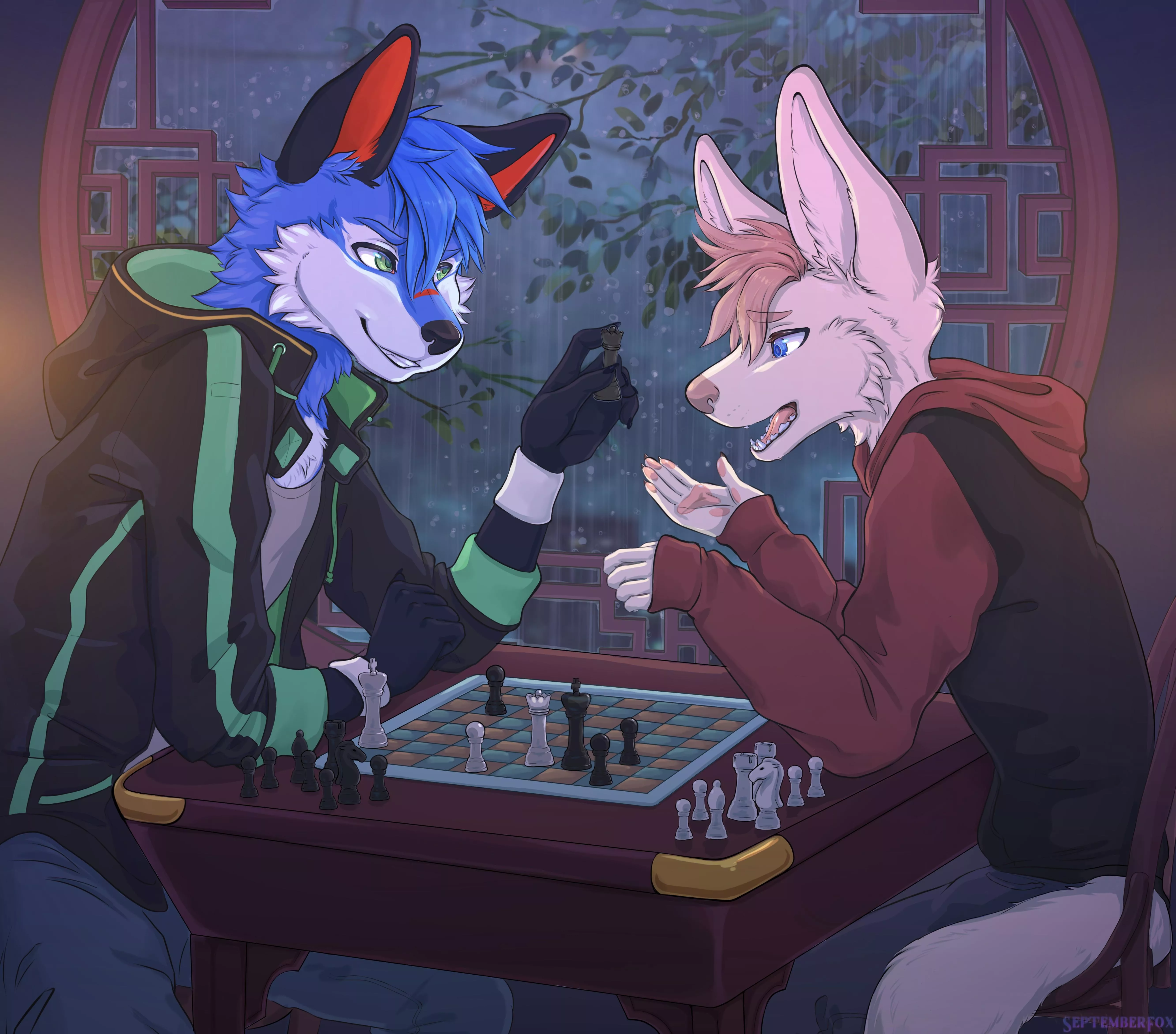 Checkmate! (art by me @september_foxx on twitter)