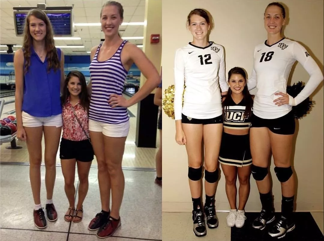 cheerleaders VS volleyball players