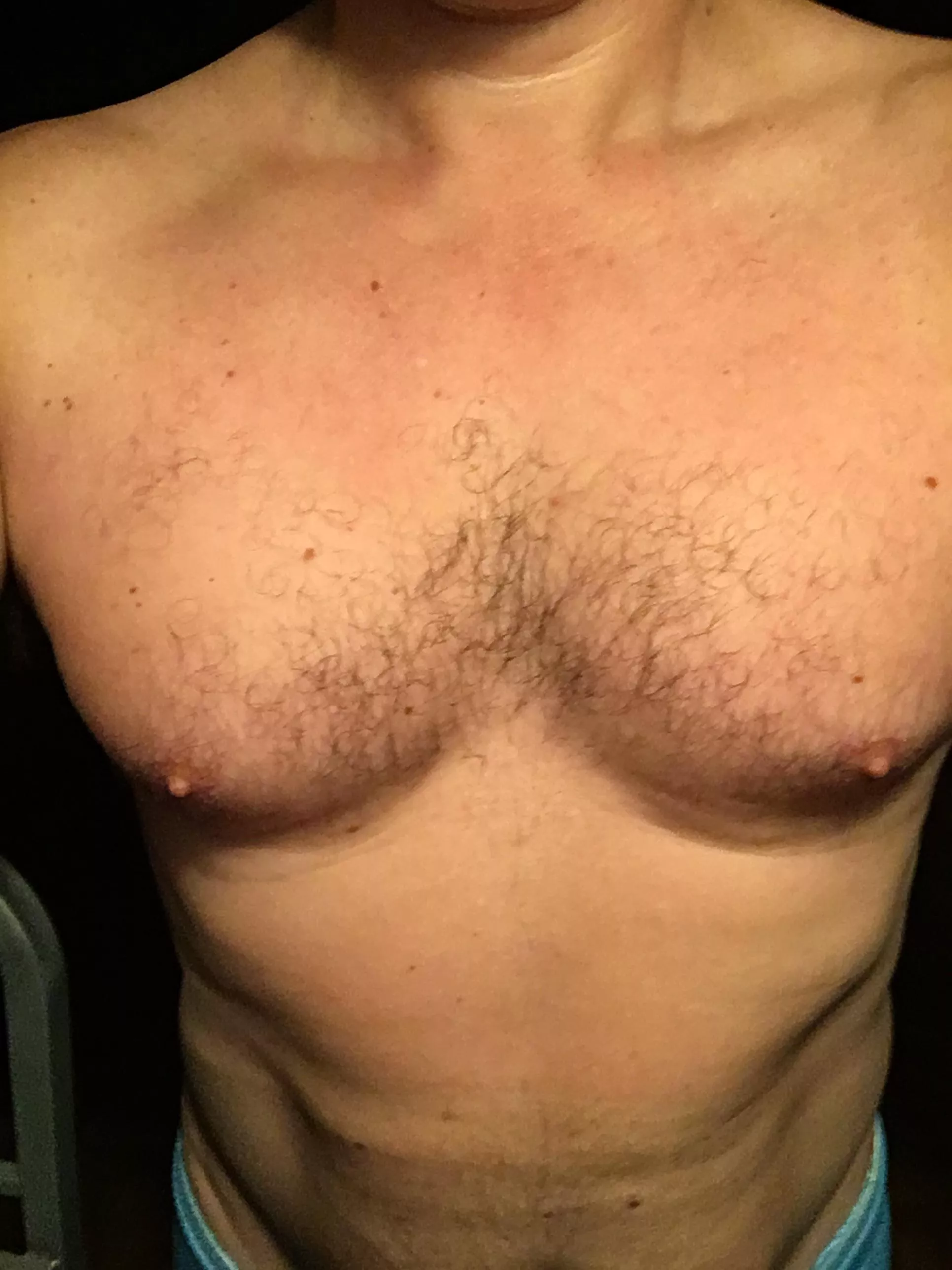 Chest and a some hair!