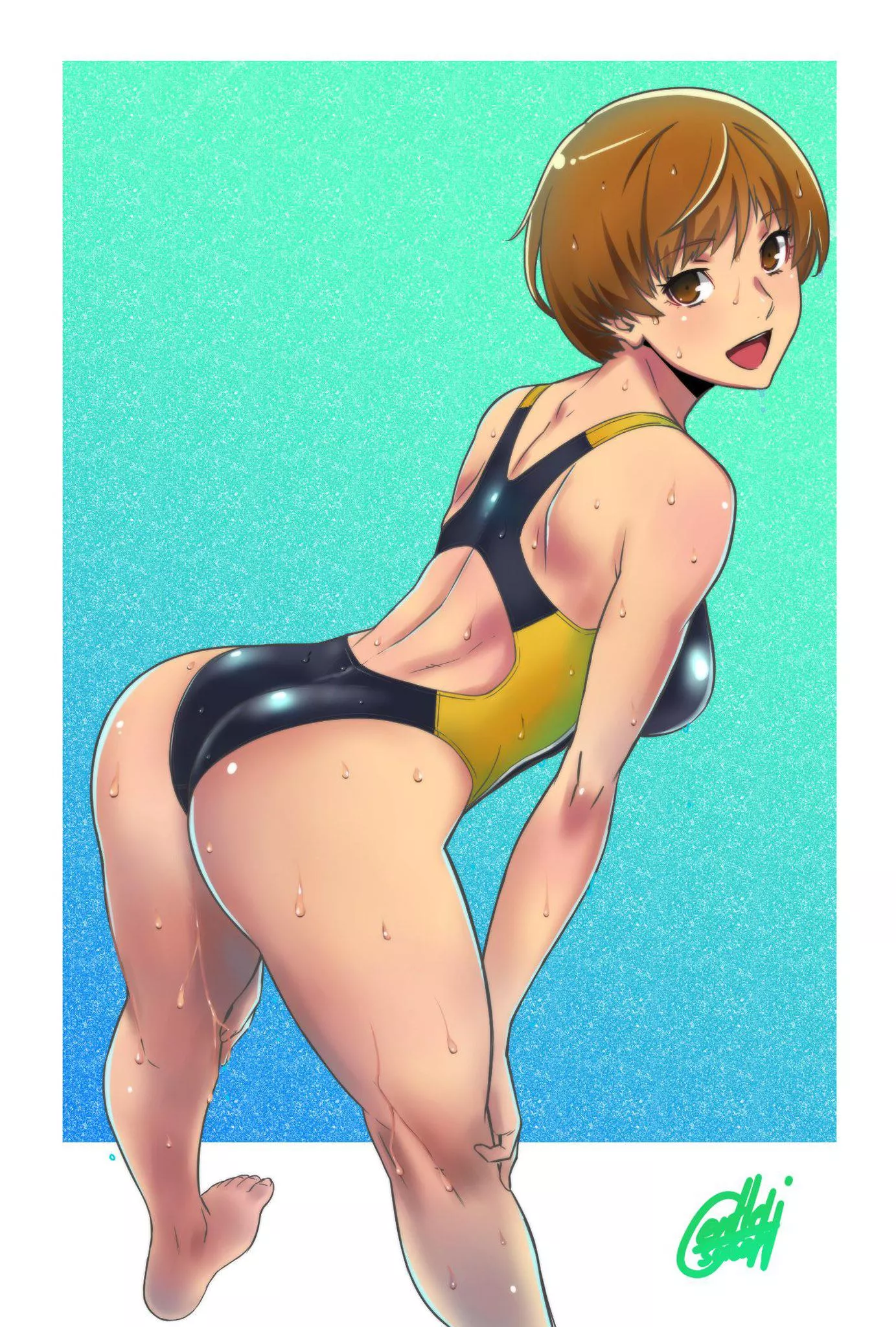 Chie in a swimsuit [Persona]