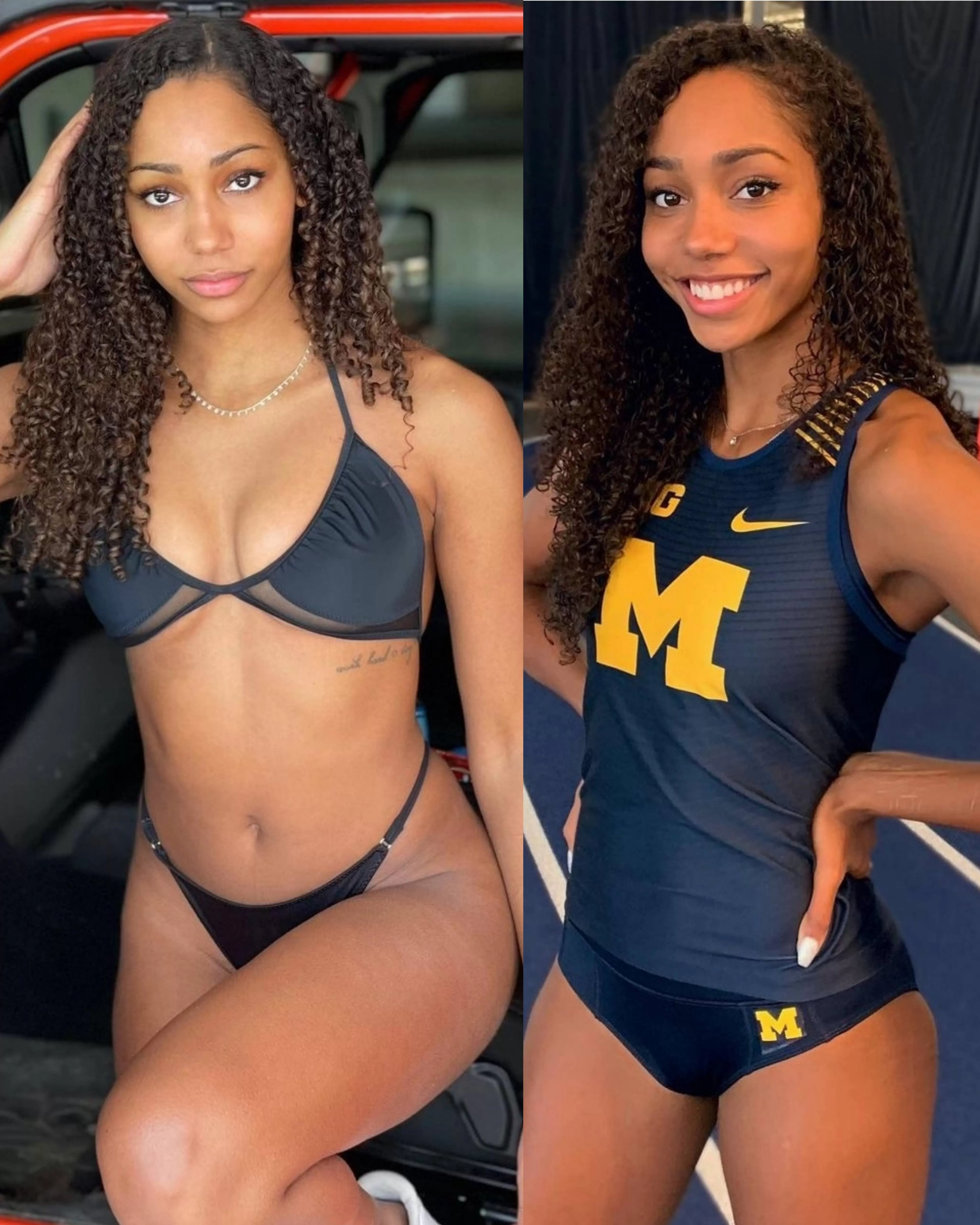 Chloe Foster U Mich track and field