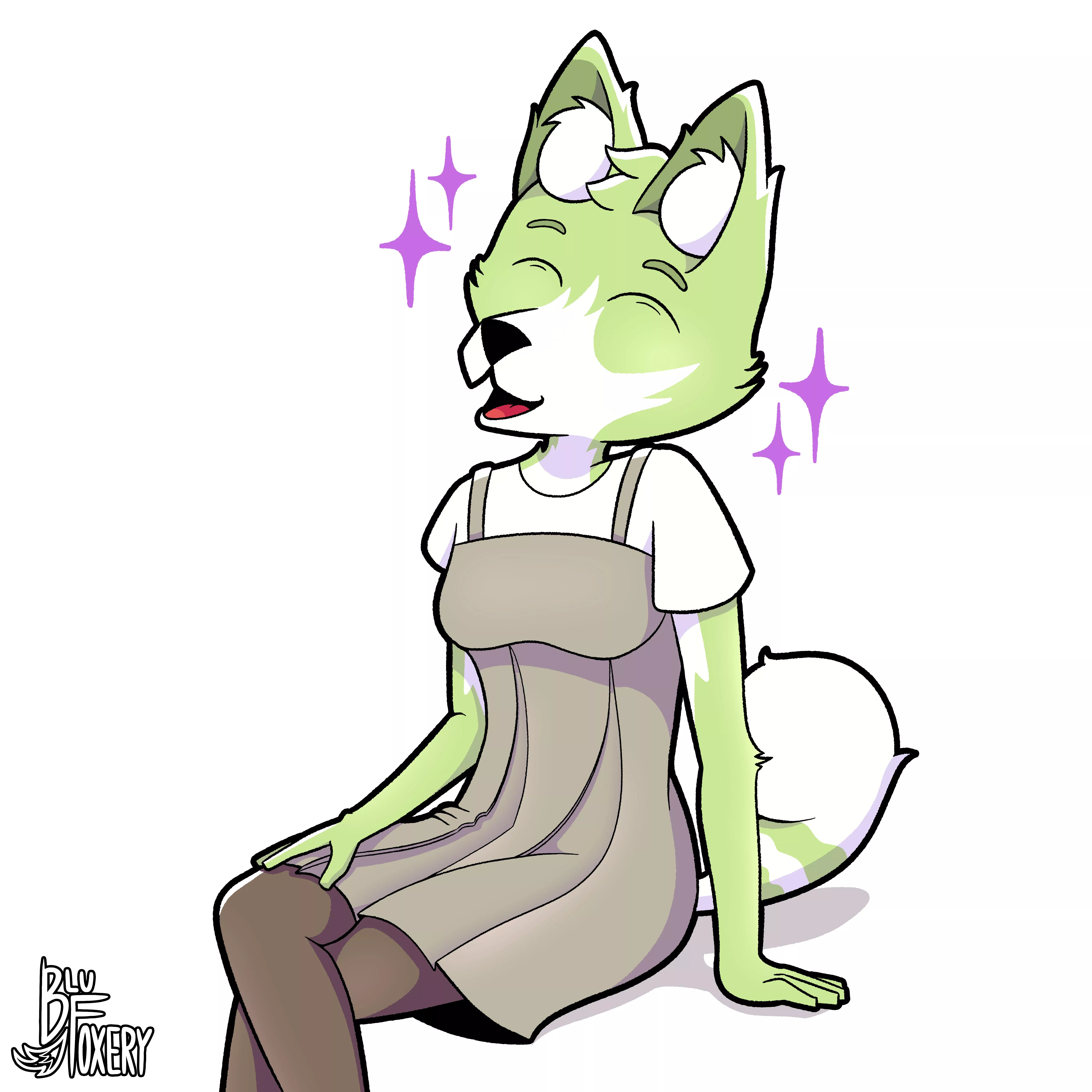 Chloe, The Green Shiba (By me)