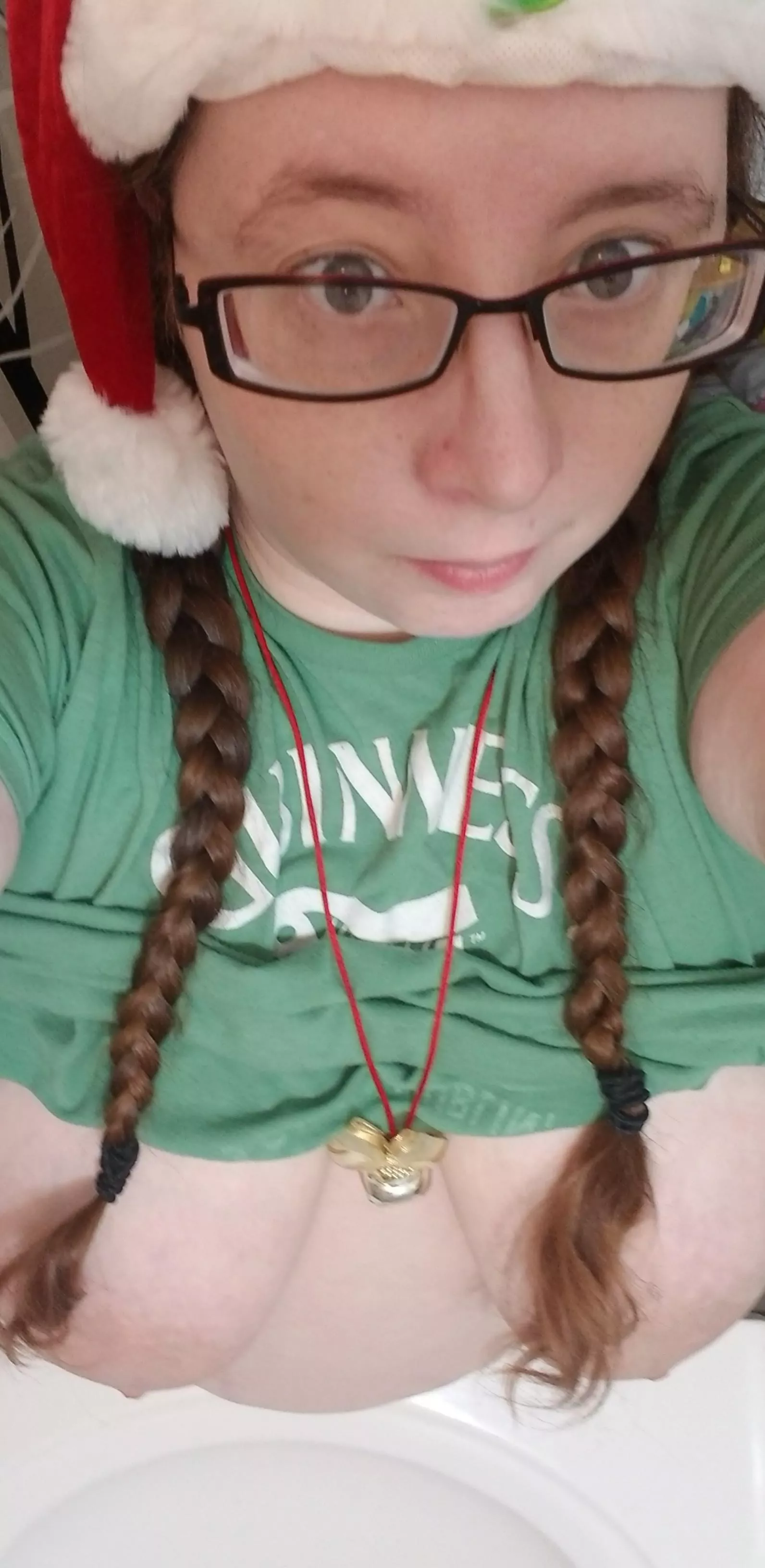 Christmas pigtails