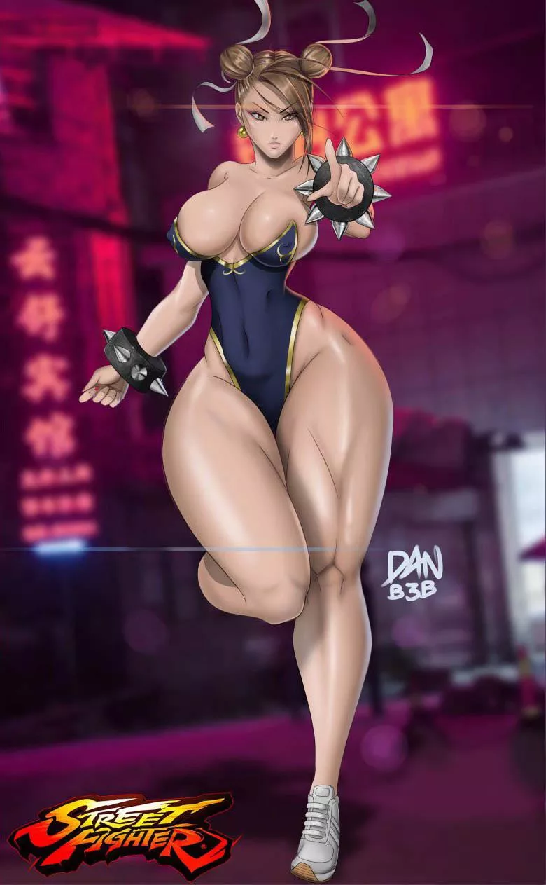 Chun-Liâ€™s thicc curves (DANB3B) [Street Fighter]