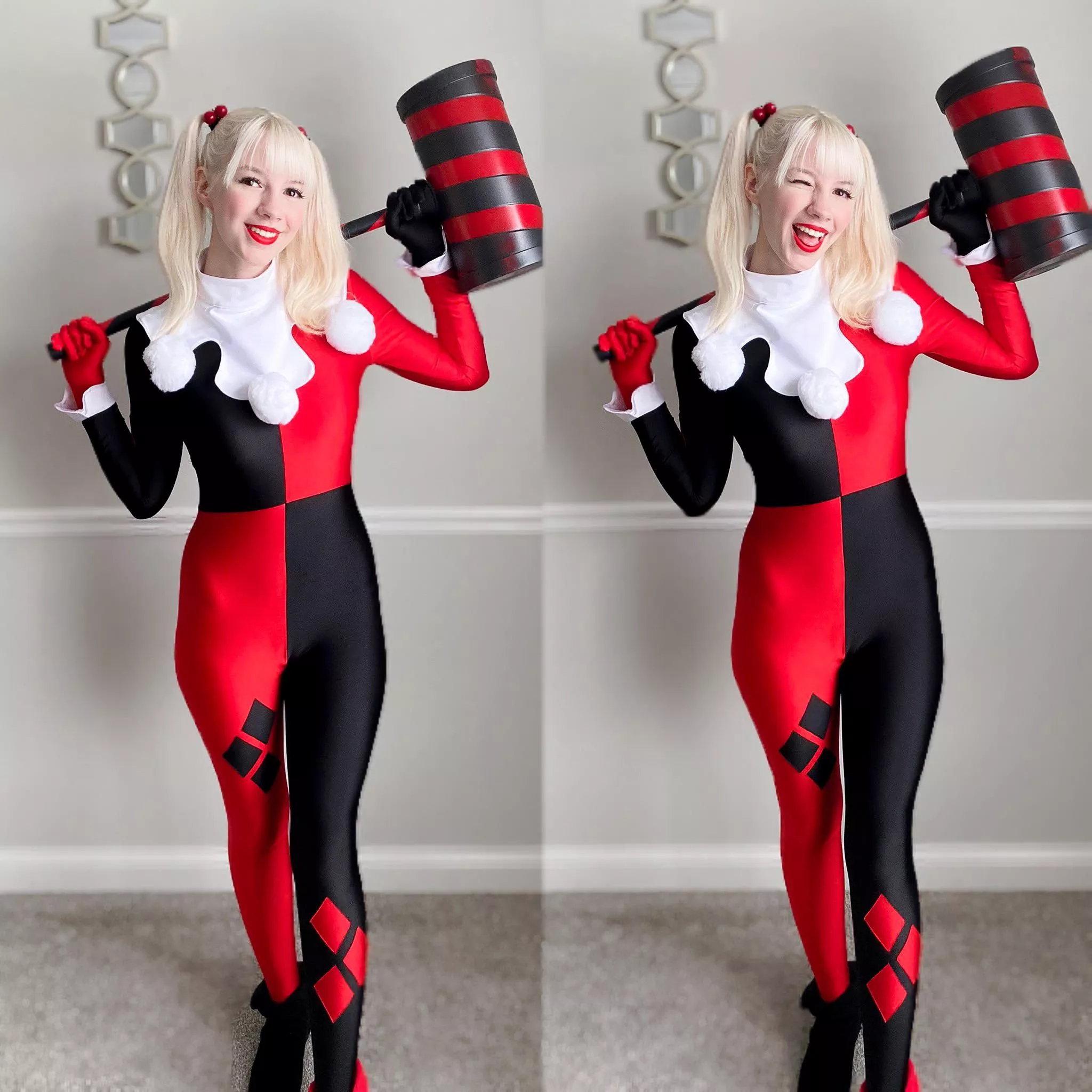 Classic Harley Quinn by Cllownin