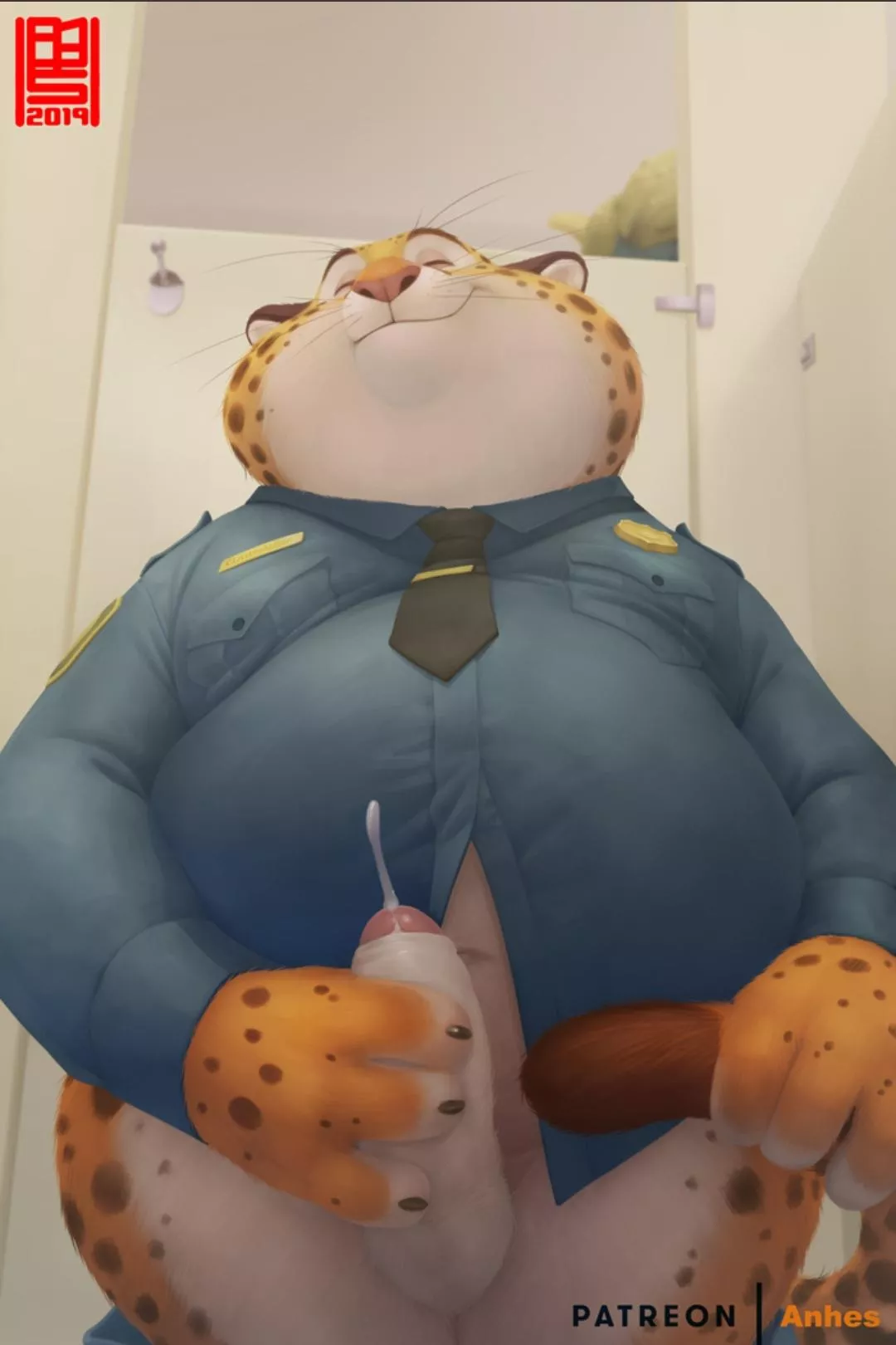 Clawhauser takes a load off [M] (Anhes)