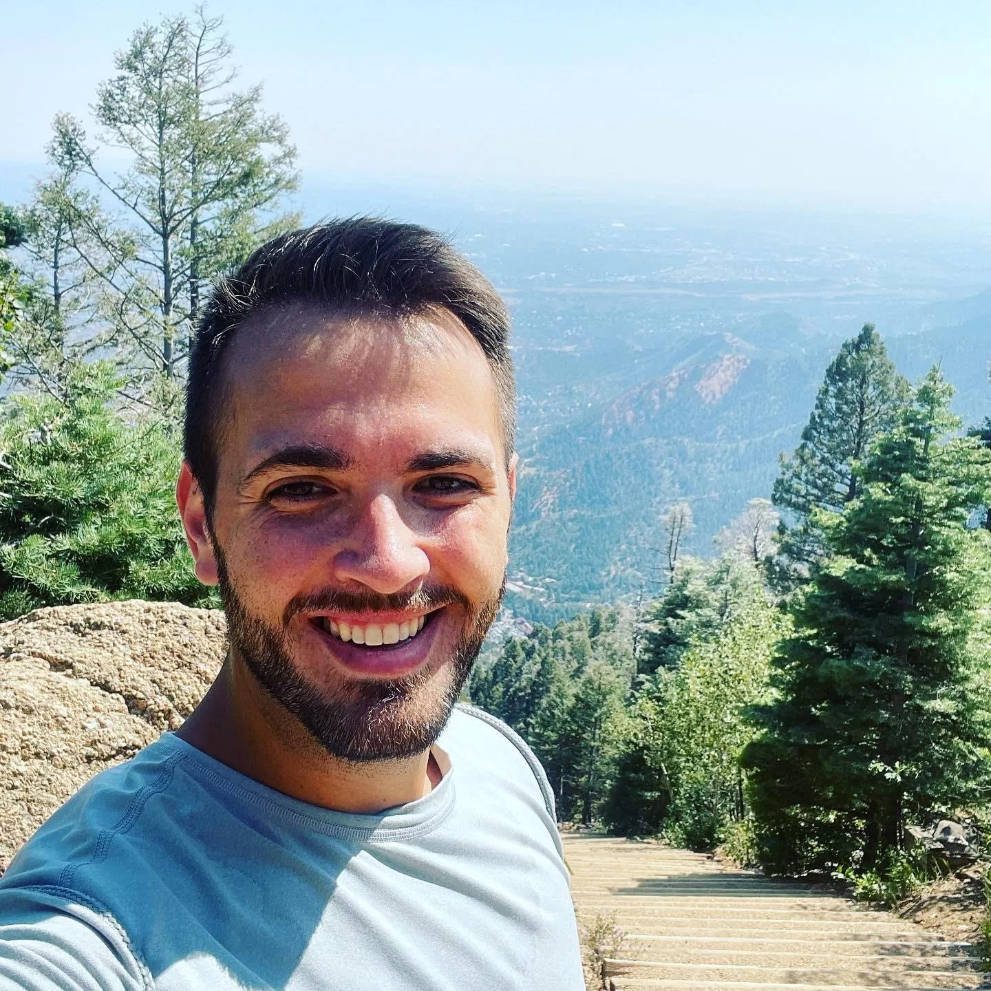 Climbed the Manitou Springs Incline, 2000â€™ of elevation in less than a mile!