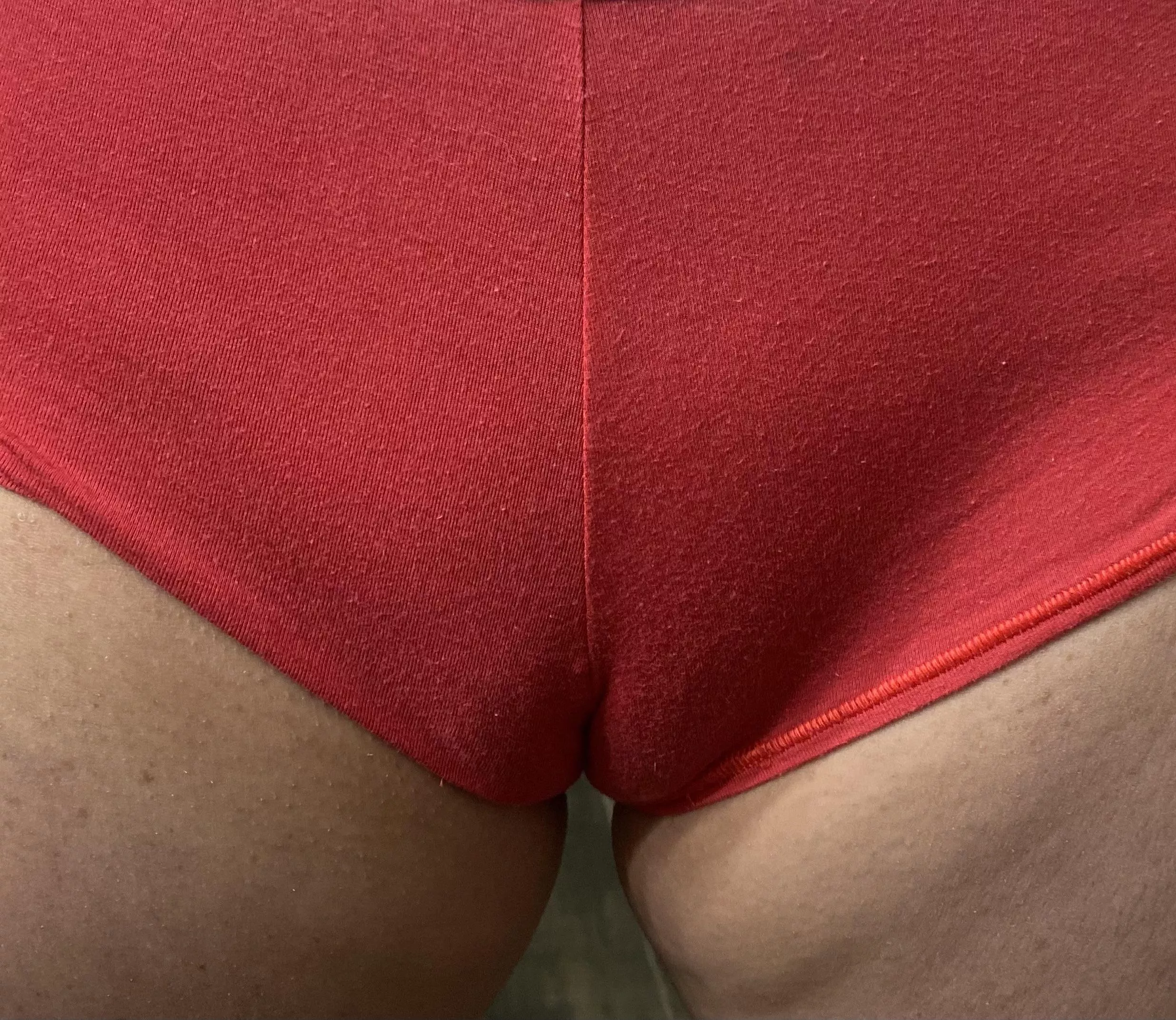 Close up of my Boy shorts cameltoe!