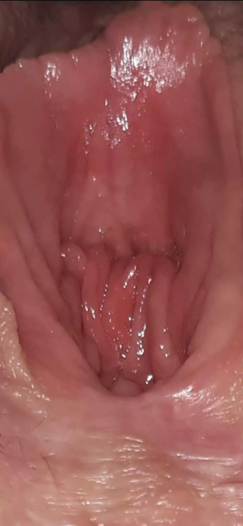 Close up of my girlâ€™s wet pussy spread before some morning sex ðŸ¤¤ðŸ”¥