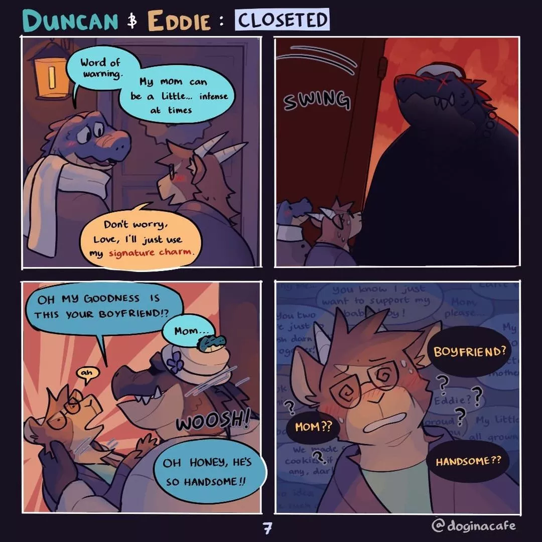 Closeted Part 7! (@doginacafe in Twitter!)