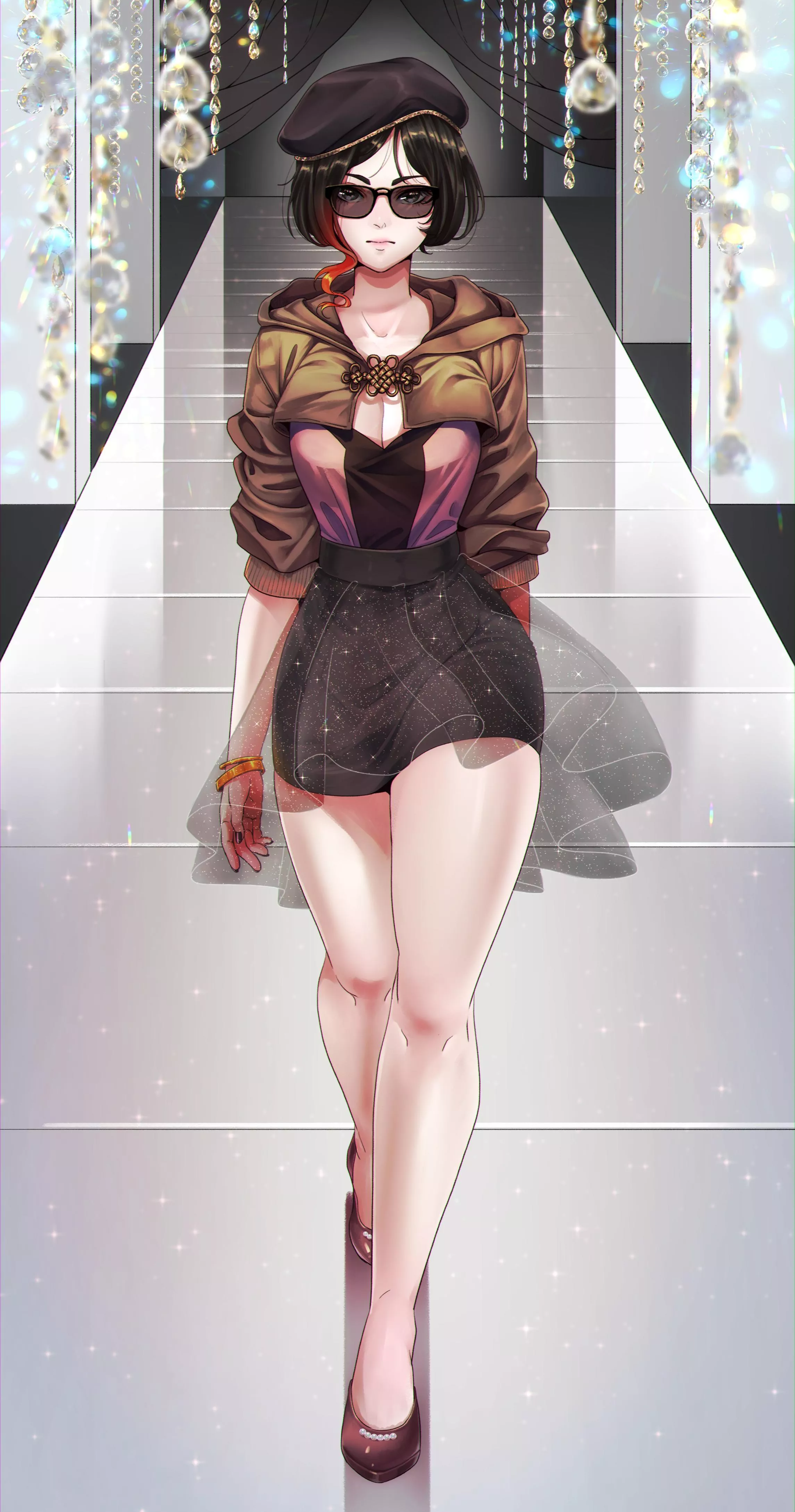 Coco Adel from rwby looking sexy on the catwalk (liilica) [rwby]