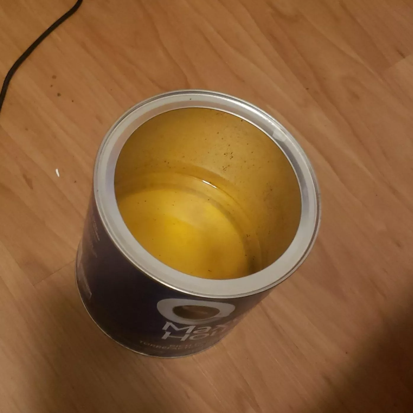 coffee bucket that my friend pissed in a month ago