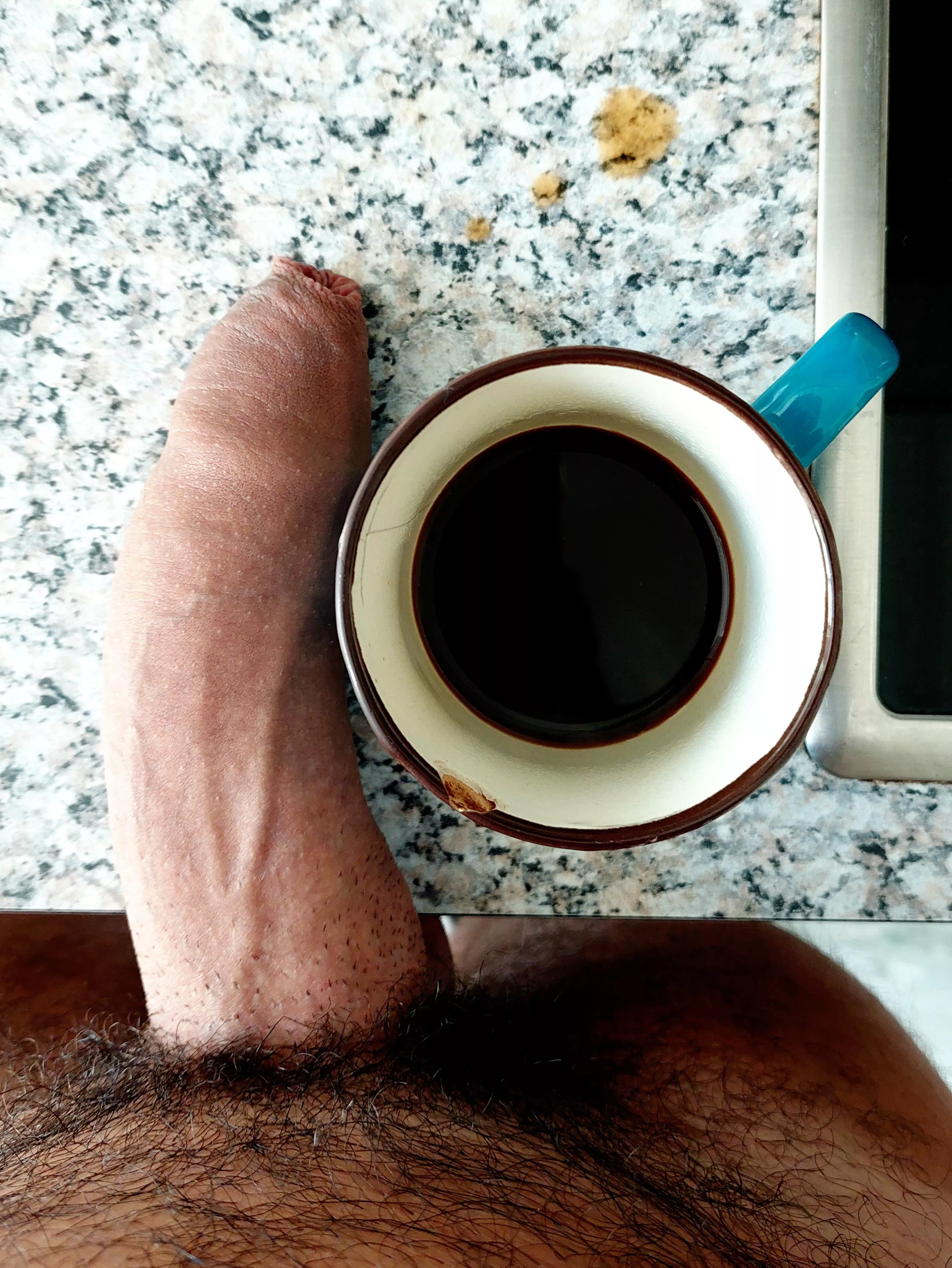 Coffee-flavored foreskin ðŸ˜ˆðŸ’¦