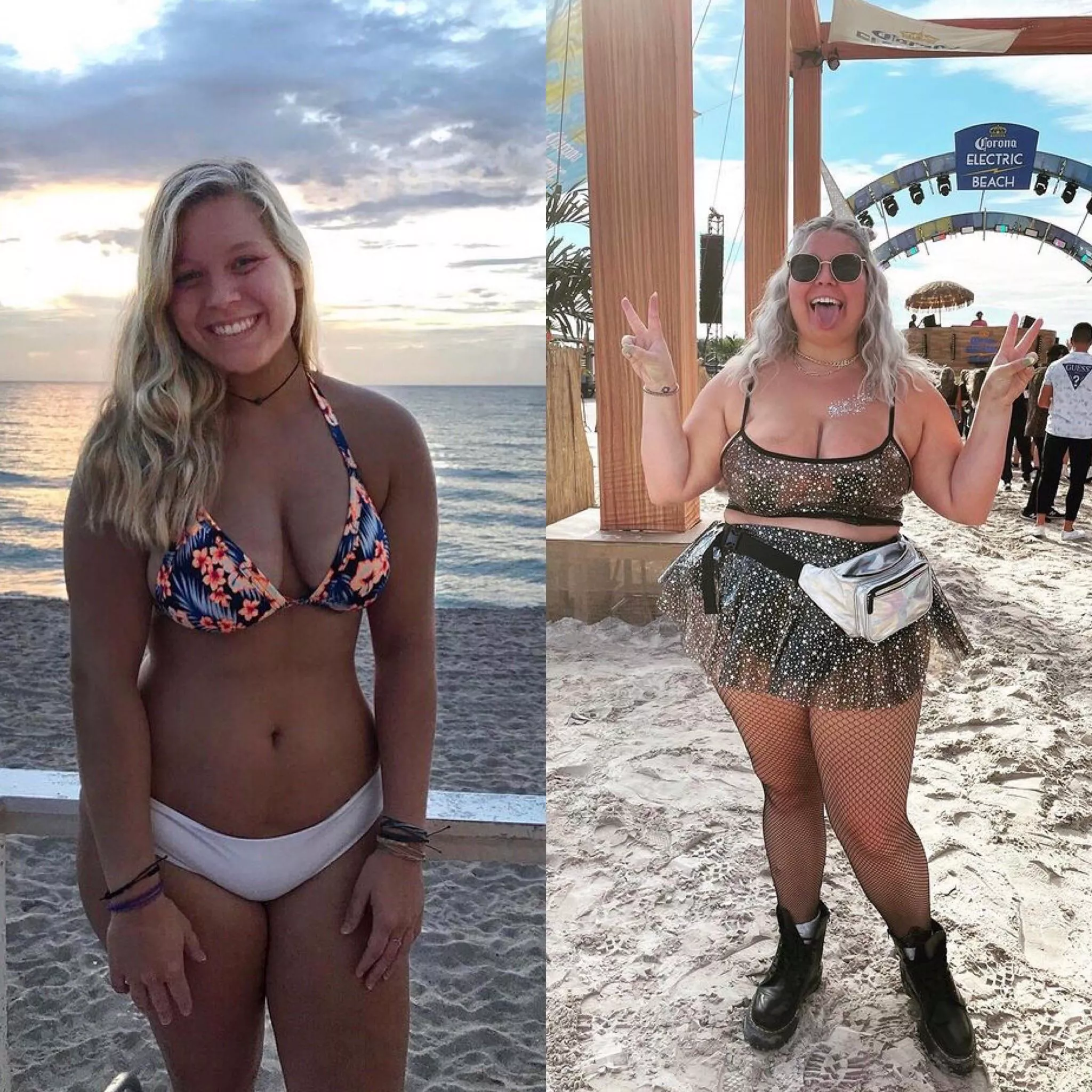 College blonde spent plenty of time eating and partying ðŸ˜‹