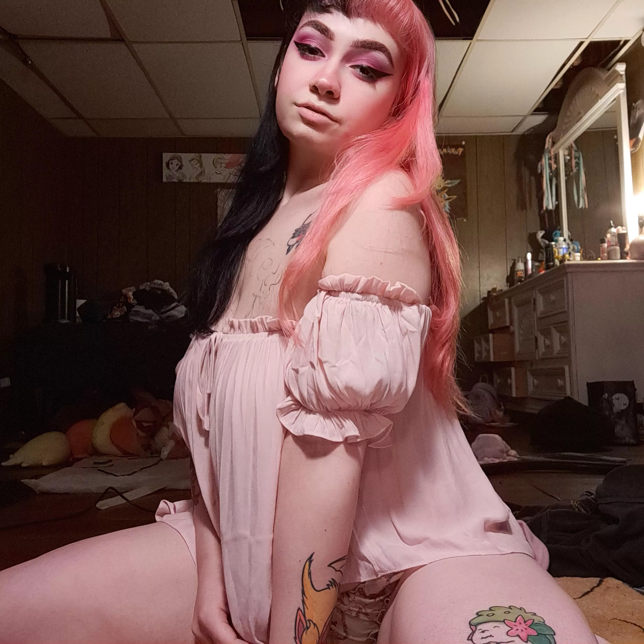 Come see your cute slutty girl daddy ðŸ–¤ðŸ’ž of ðŸ”— on my page!