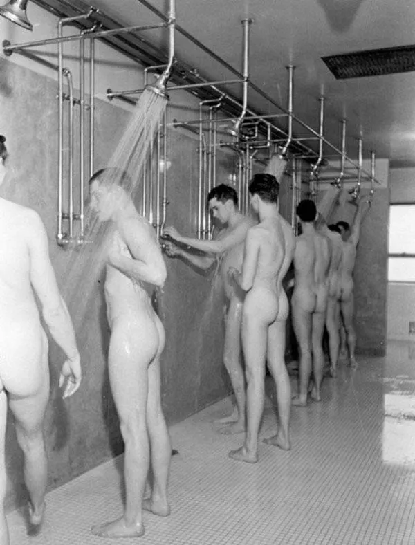 “Communal showers from the 1950’s” …