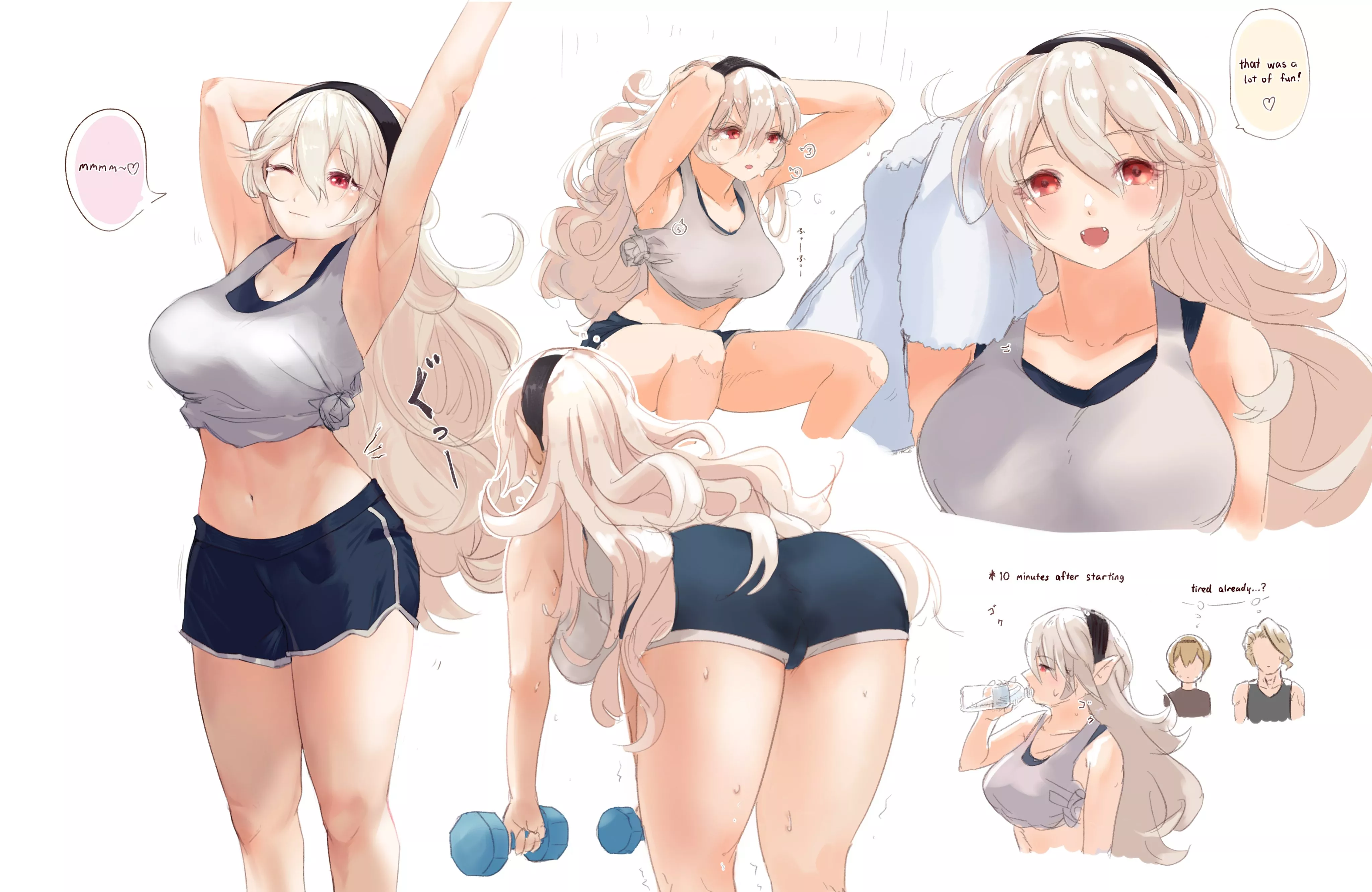 Corrin getting fit (Soba)