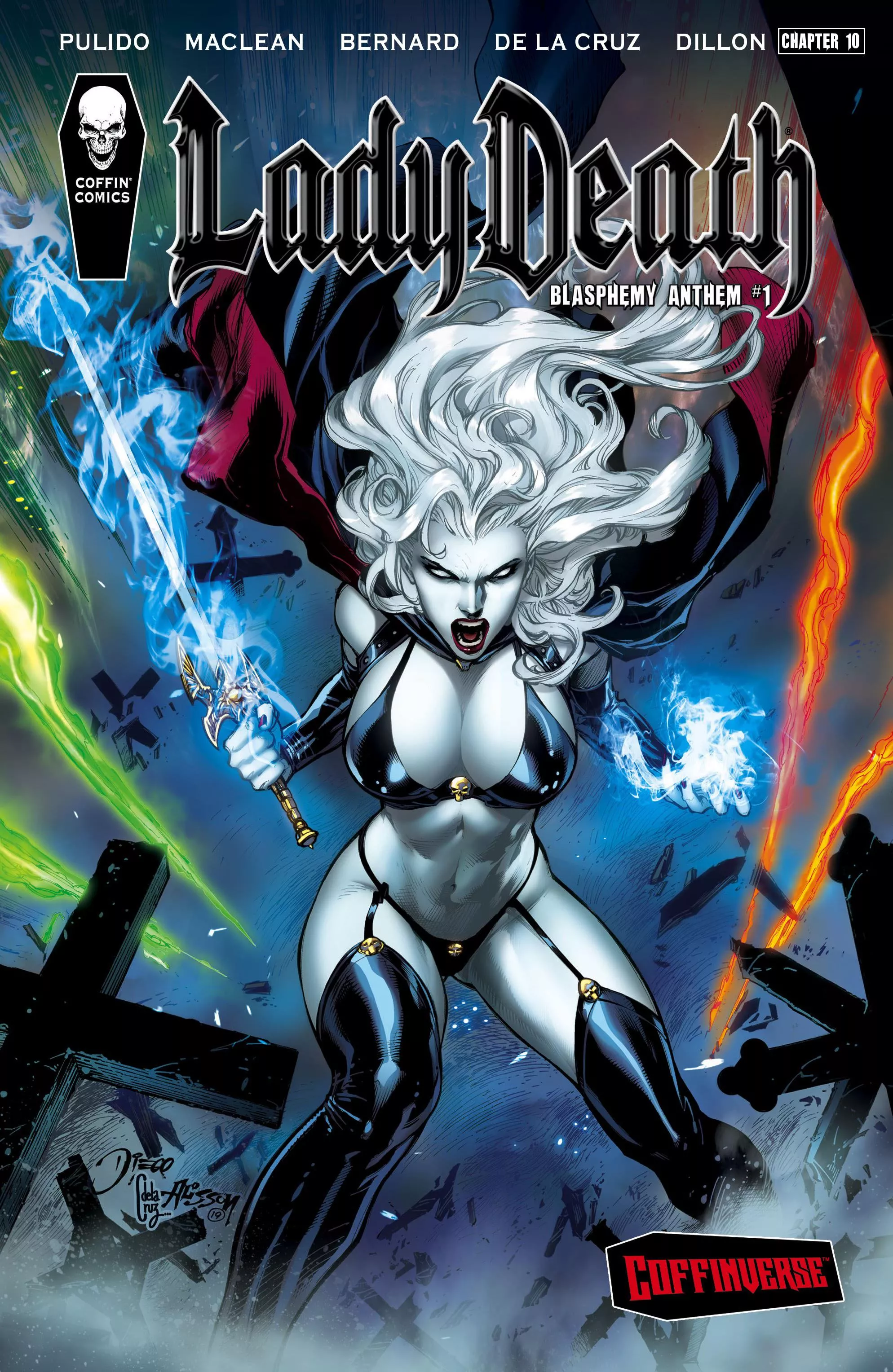 Cover art [Lady Death: Blasphemy Anthem #1]